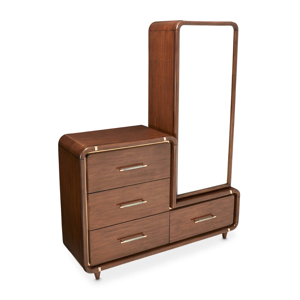 Mason Park Offset Chest with Storage Mirror - Umber - Image 18
