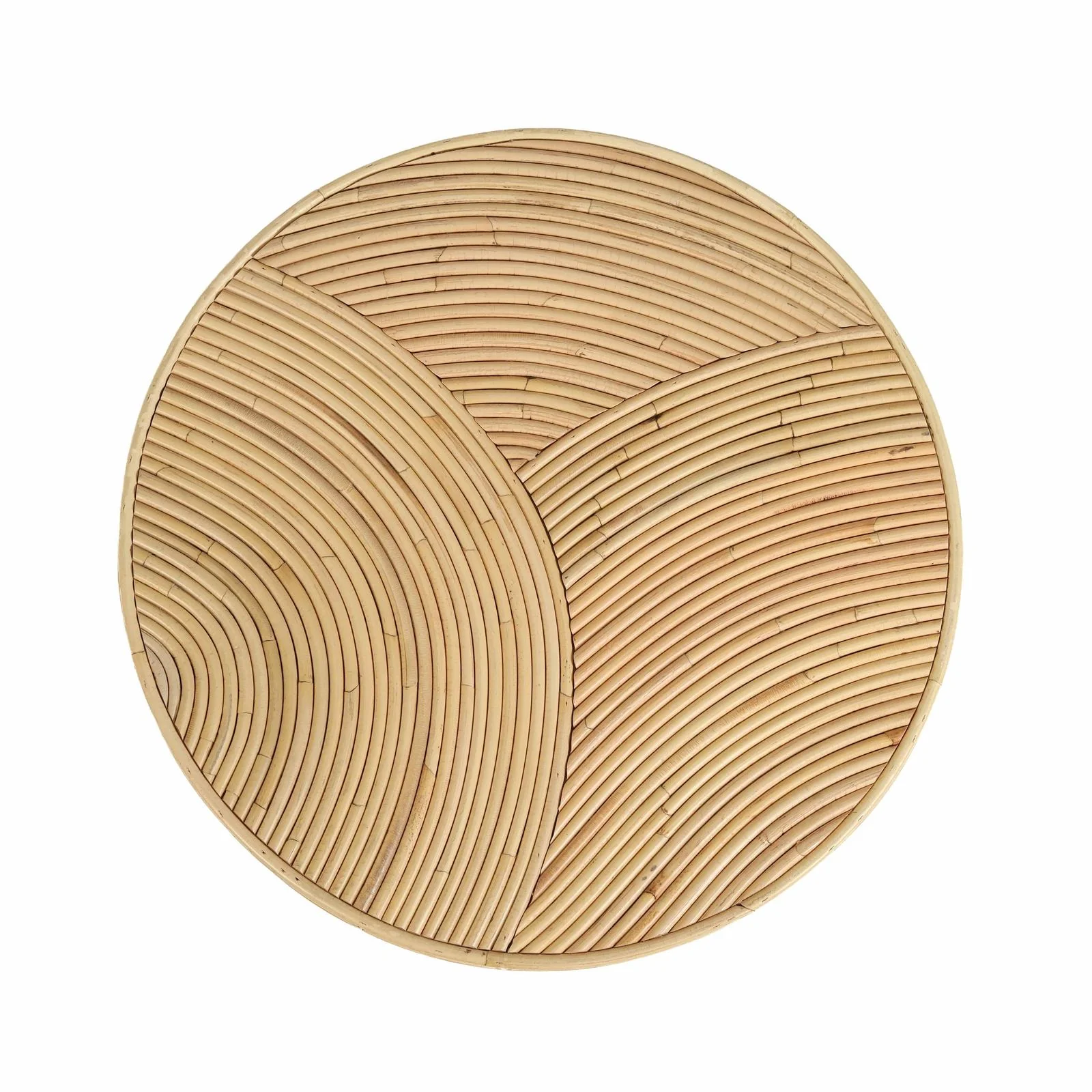 Matea Natural Rattan Arch Side Table - Image 4