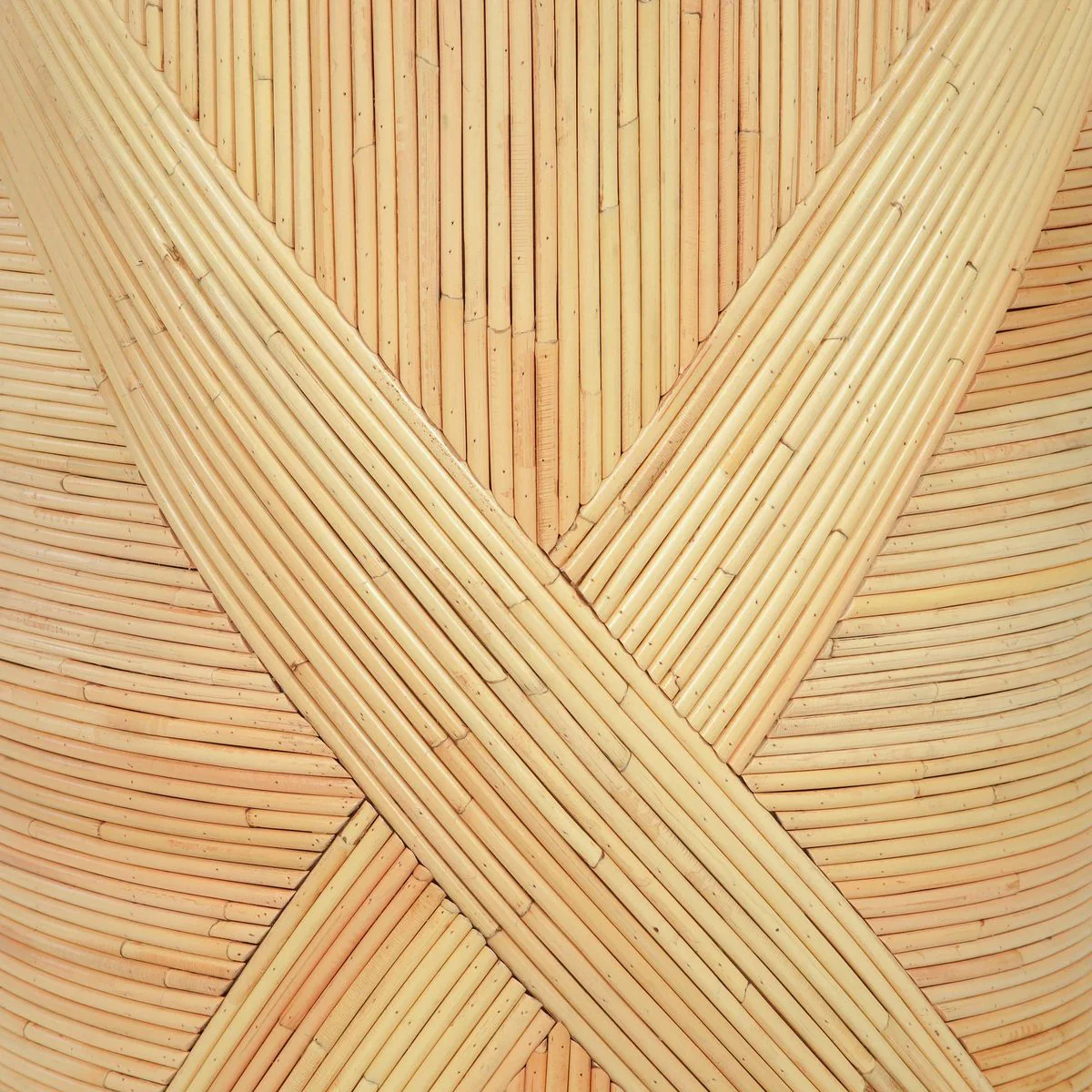 Matea Natural Rattan Cross Side Table - Image 7