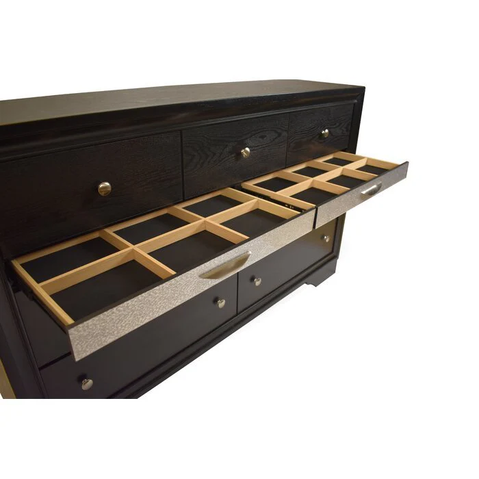 Matrix 4 Pc King Bed Black - Image 7