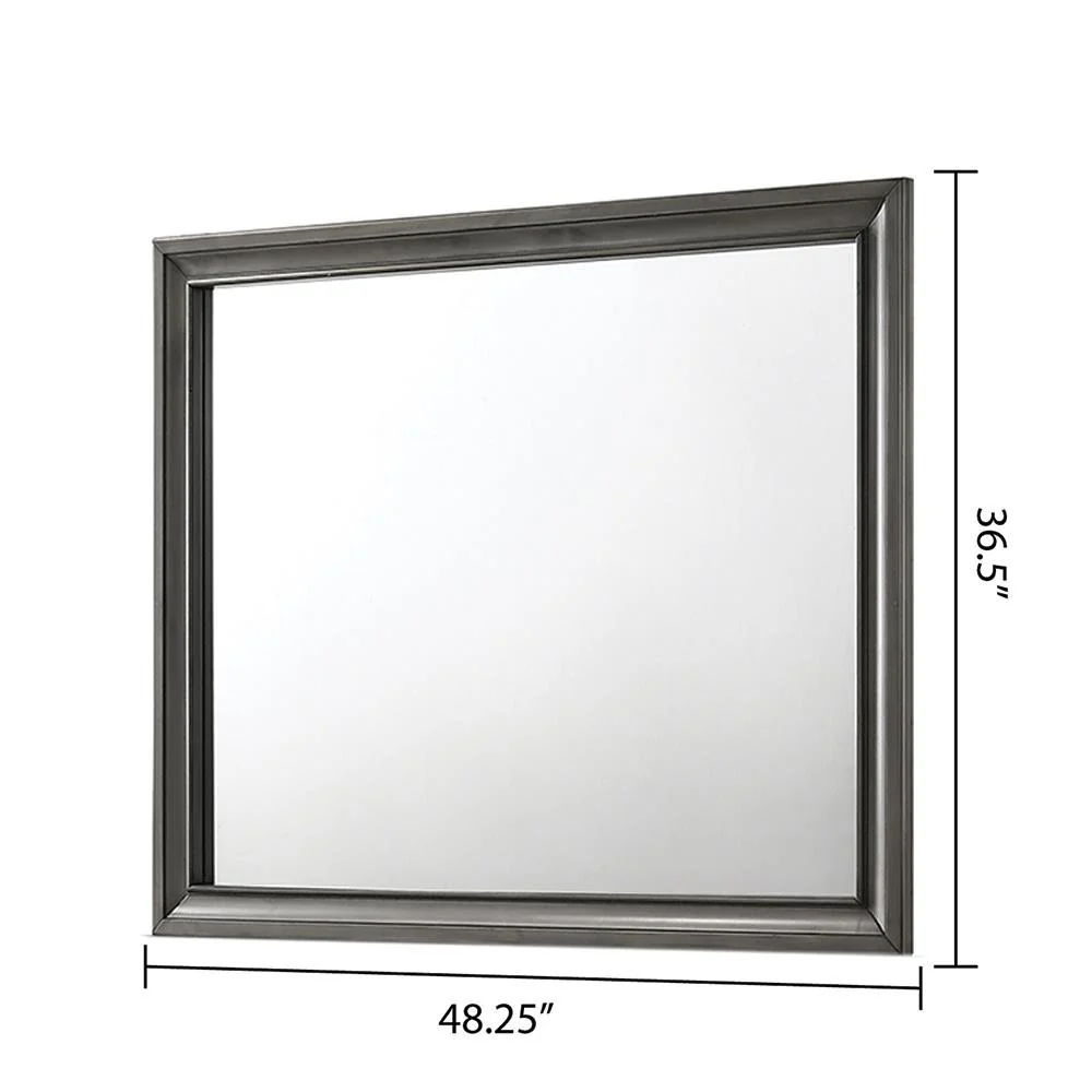 Matrix 4 Pc King Bed Gray - Image 10