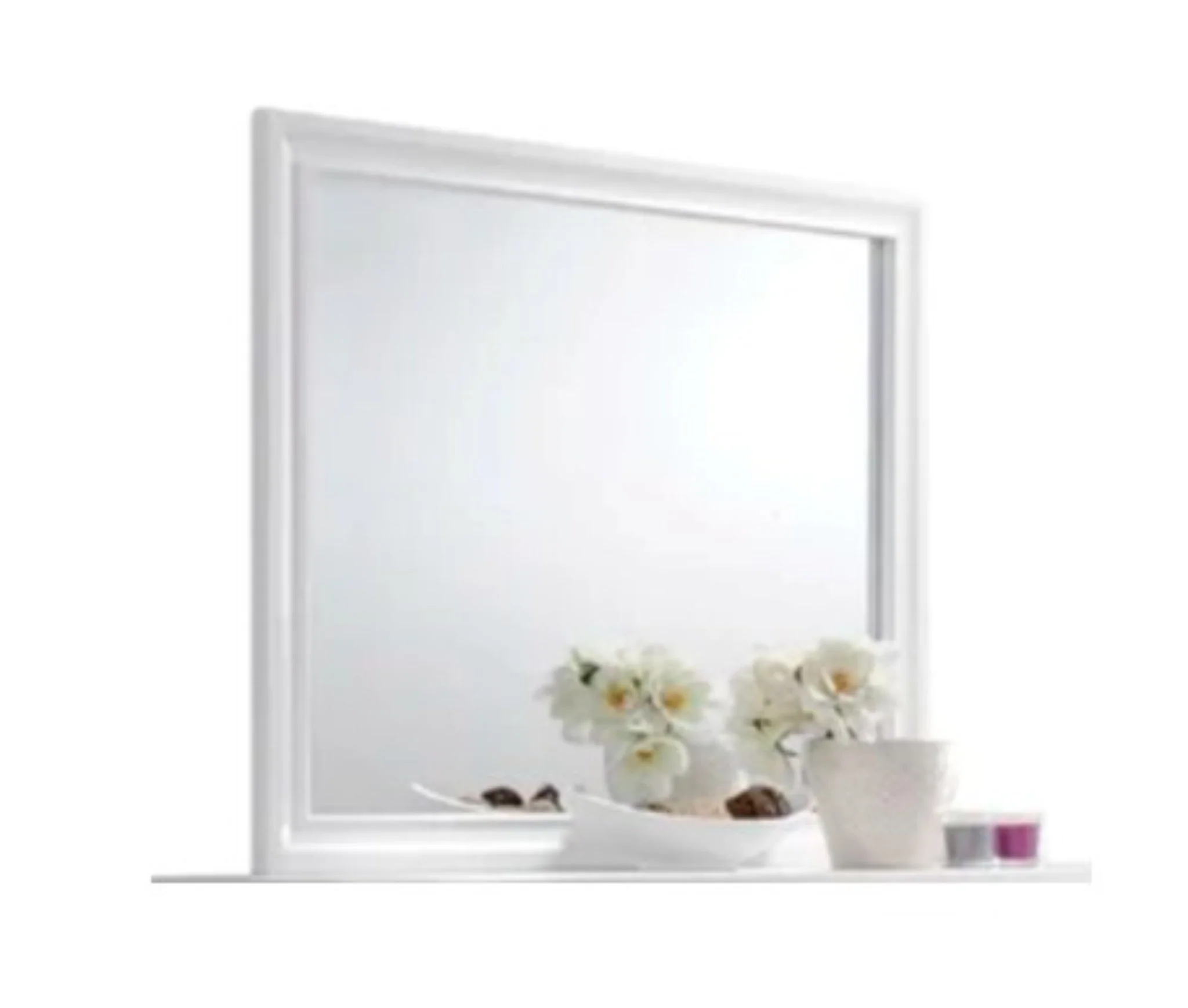Matrix 4 Pc Queen Bed  White - Image 6
