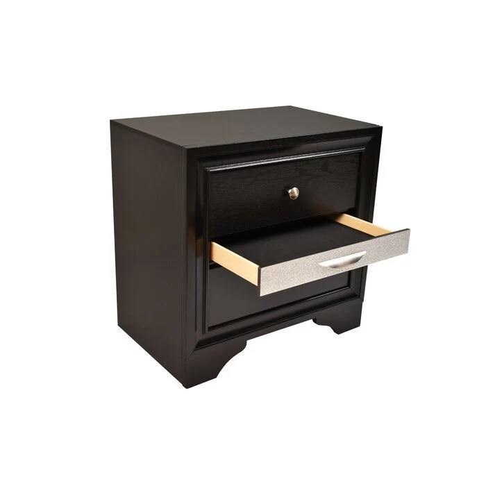Matrix 5 Pc Queen Bed Black - Image 16
