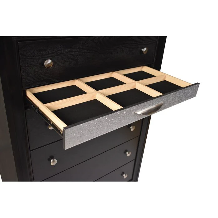 Matrix 5 Pc Queen Bed Black - Image 21