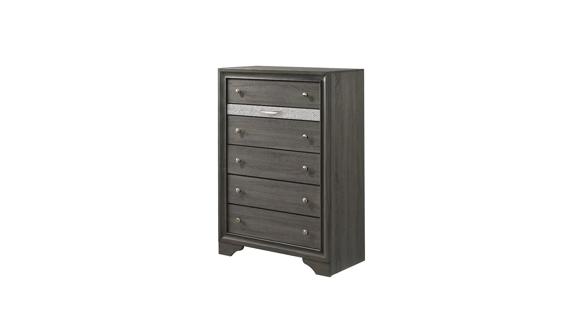 Matrix 5 Pc Queen Bed Gray - Image 18