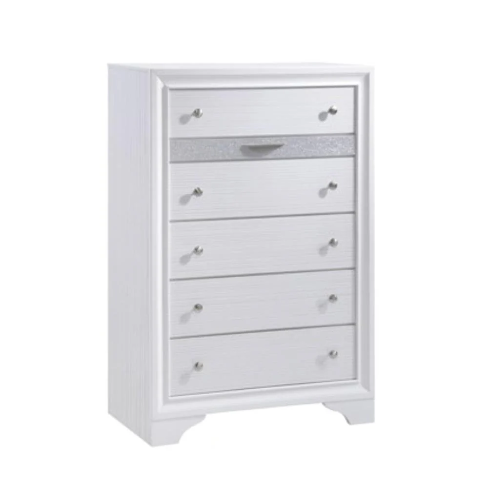 Matrix 5 Pc Queen Bed White - Image 15