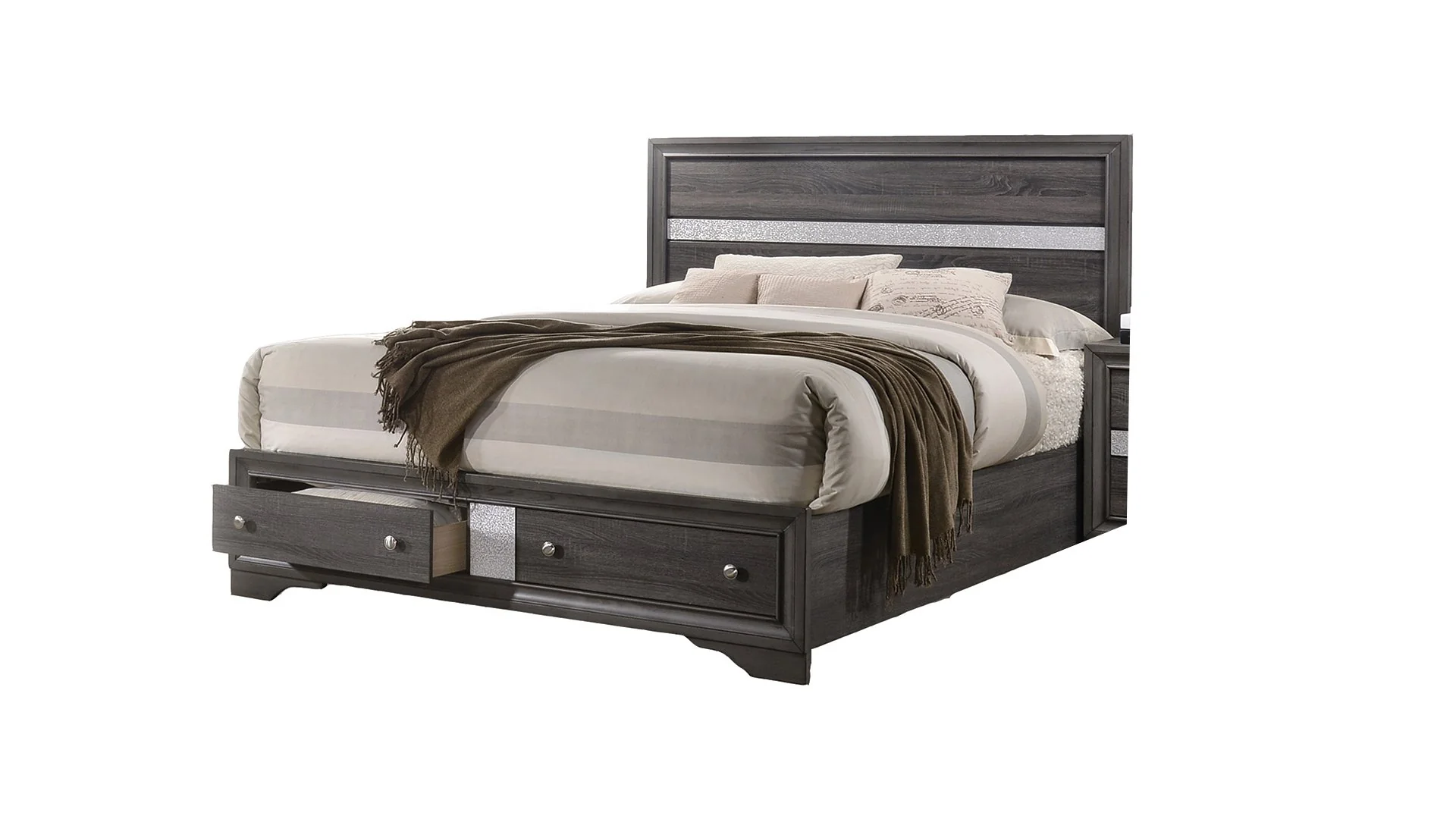 Matrix  Full Bed Gray - Image 3