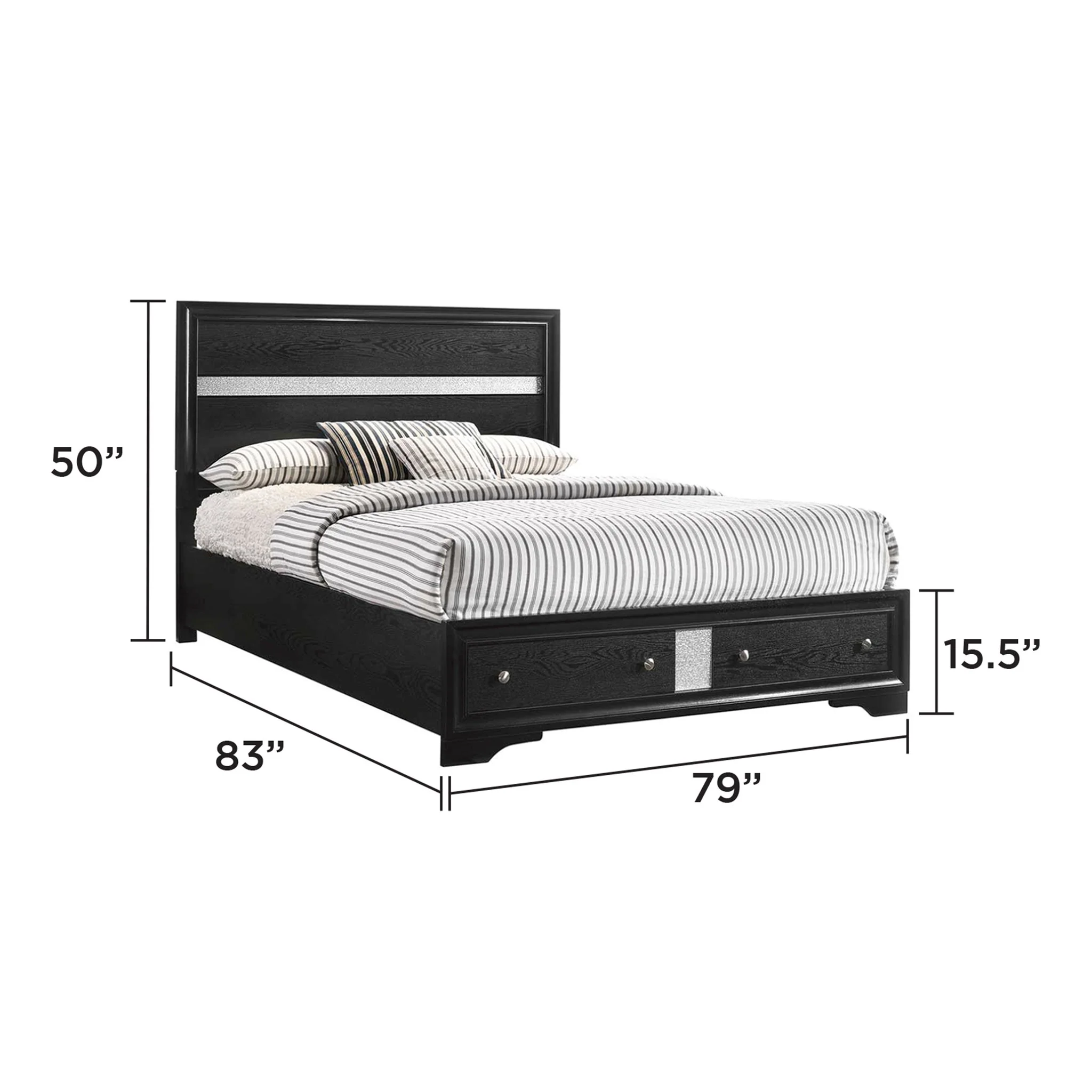 Matrix King Bed Black - Image 5