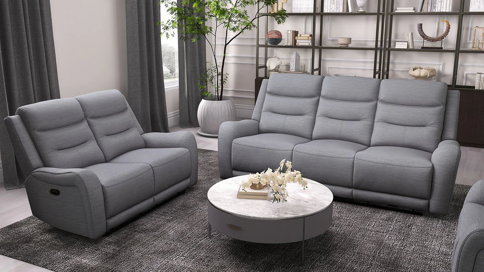 Matthias Recliner, Gray - Image 3