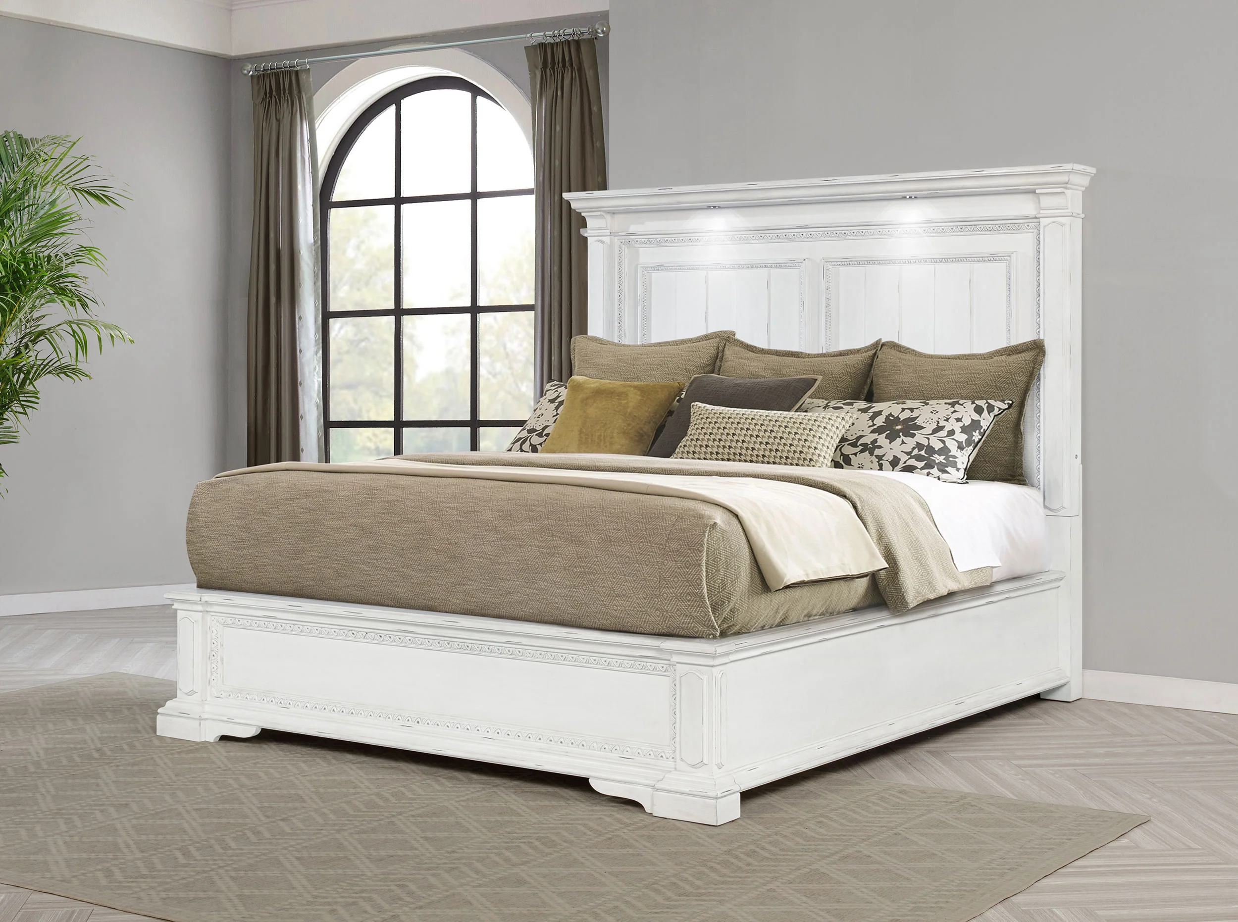 McKinney Panel Bed with LED Lighting - Image 2