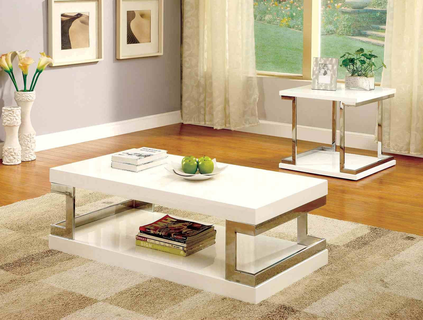 Meda Coffee Table, White - Image 2