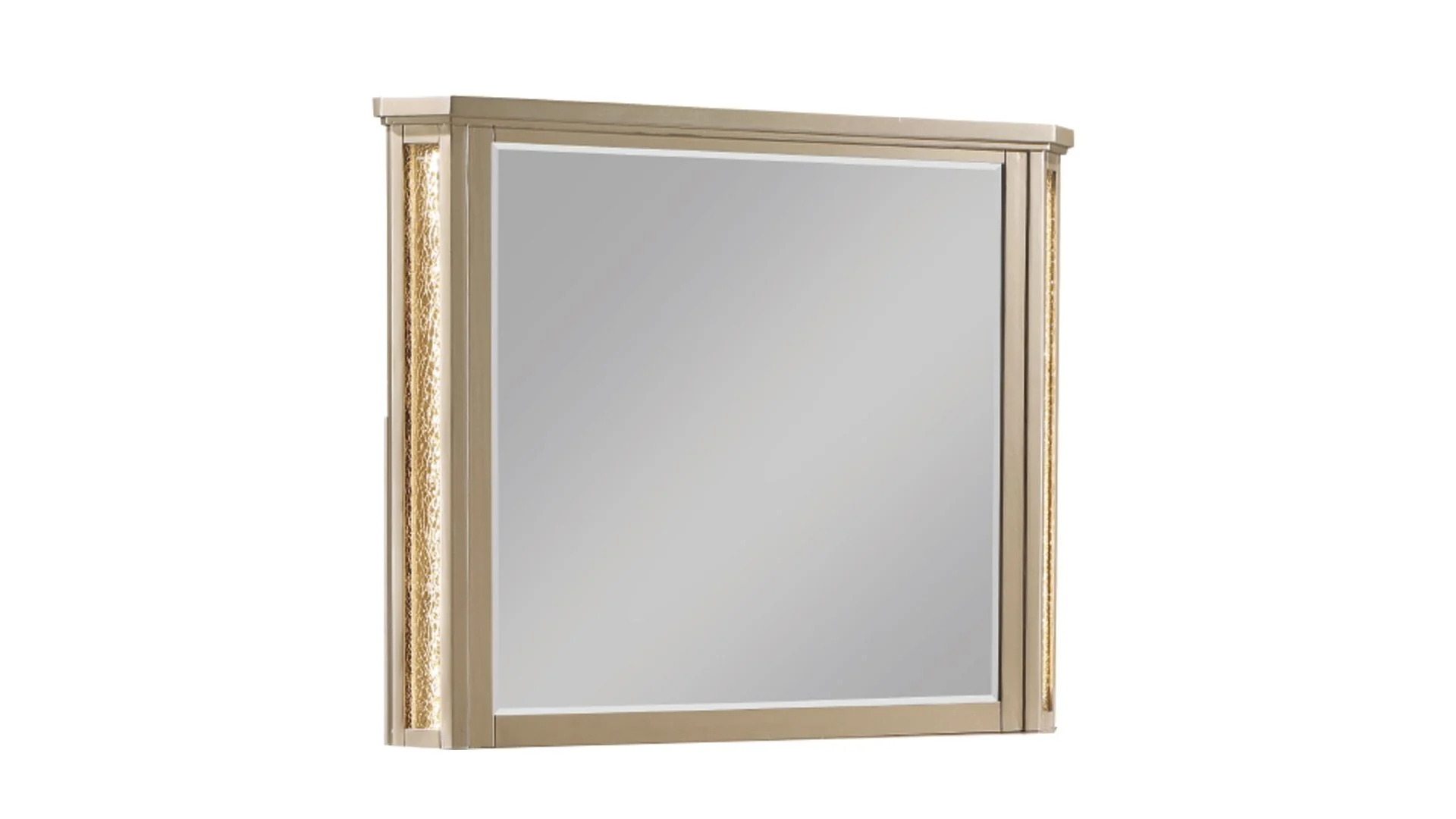 Medusa Queen 4 Pc Bedroom Set  Gold - Image 10