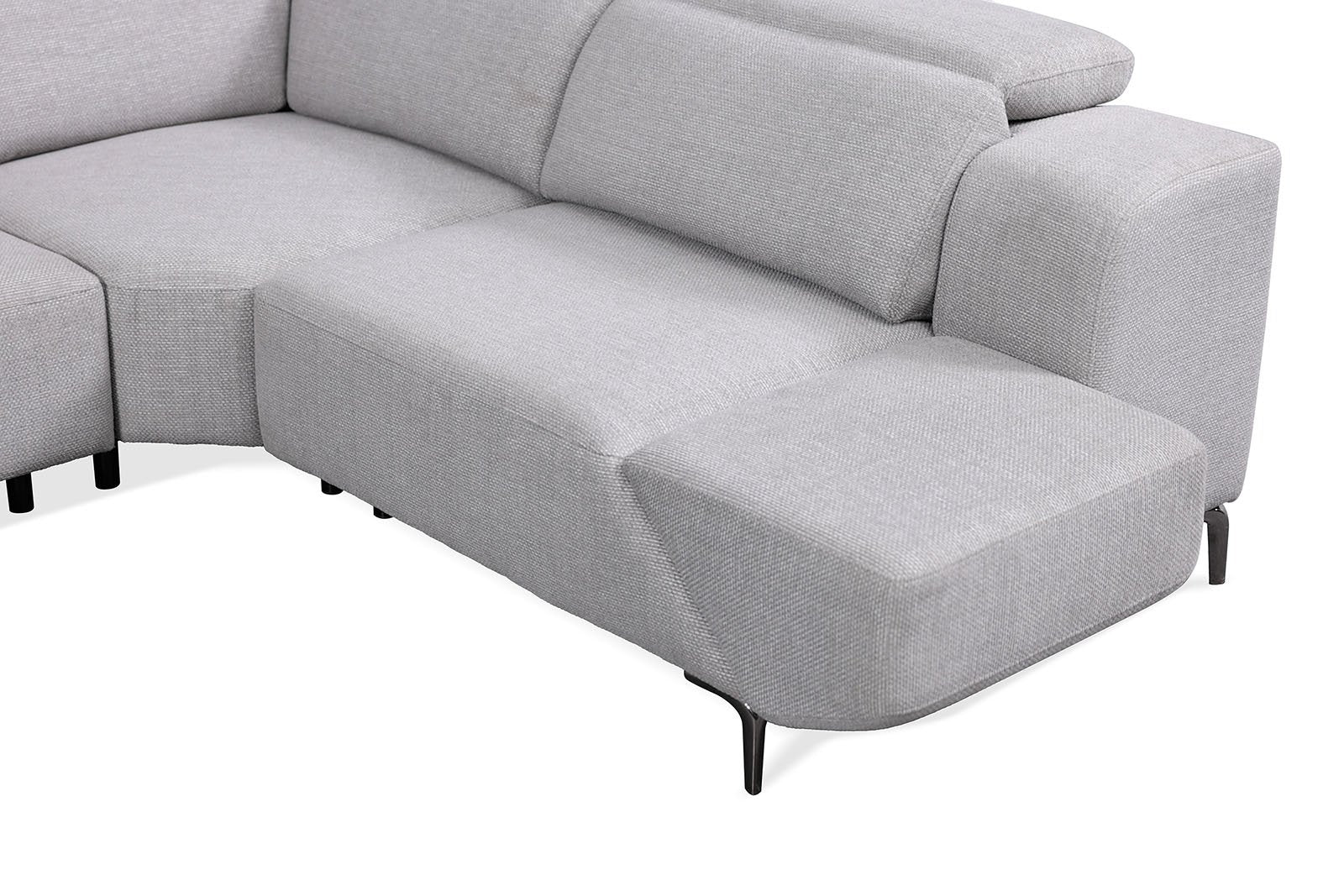 Melancton Power Sectional, Light Gray - Image 2