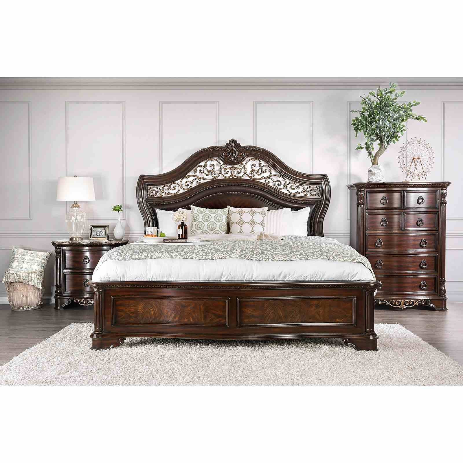 Menodora Mirror, Brown Cherry - Image 2