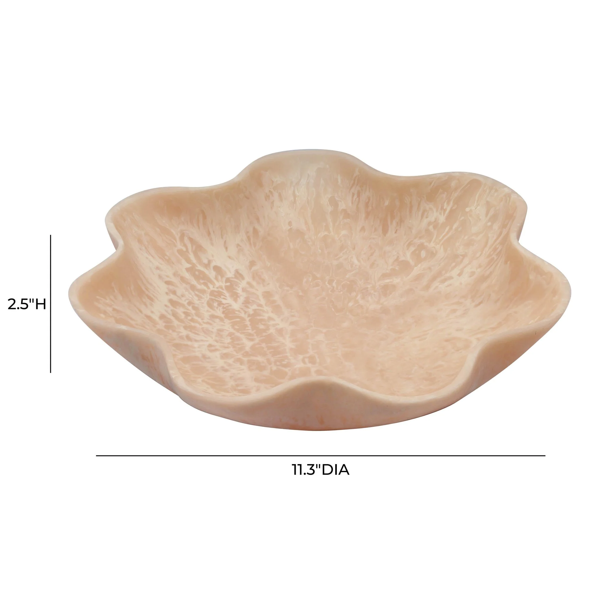 Mera Grapefruit Pink Resin Star Tray - Image 4