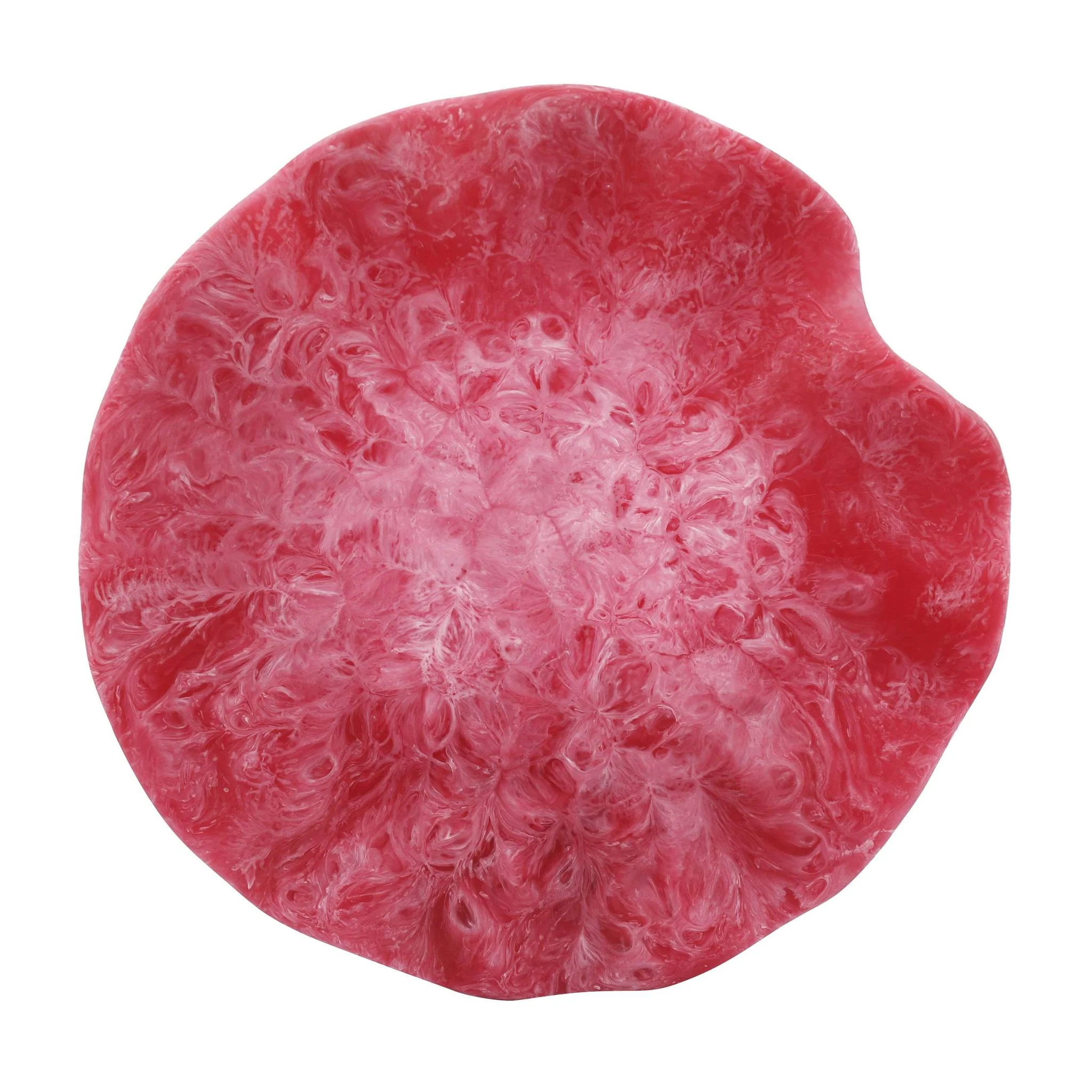Mera Ruby Red Resin Petal Tray - Image 2