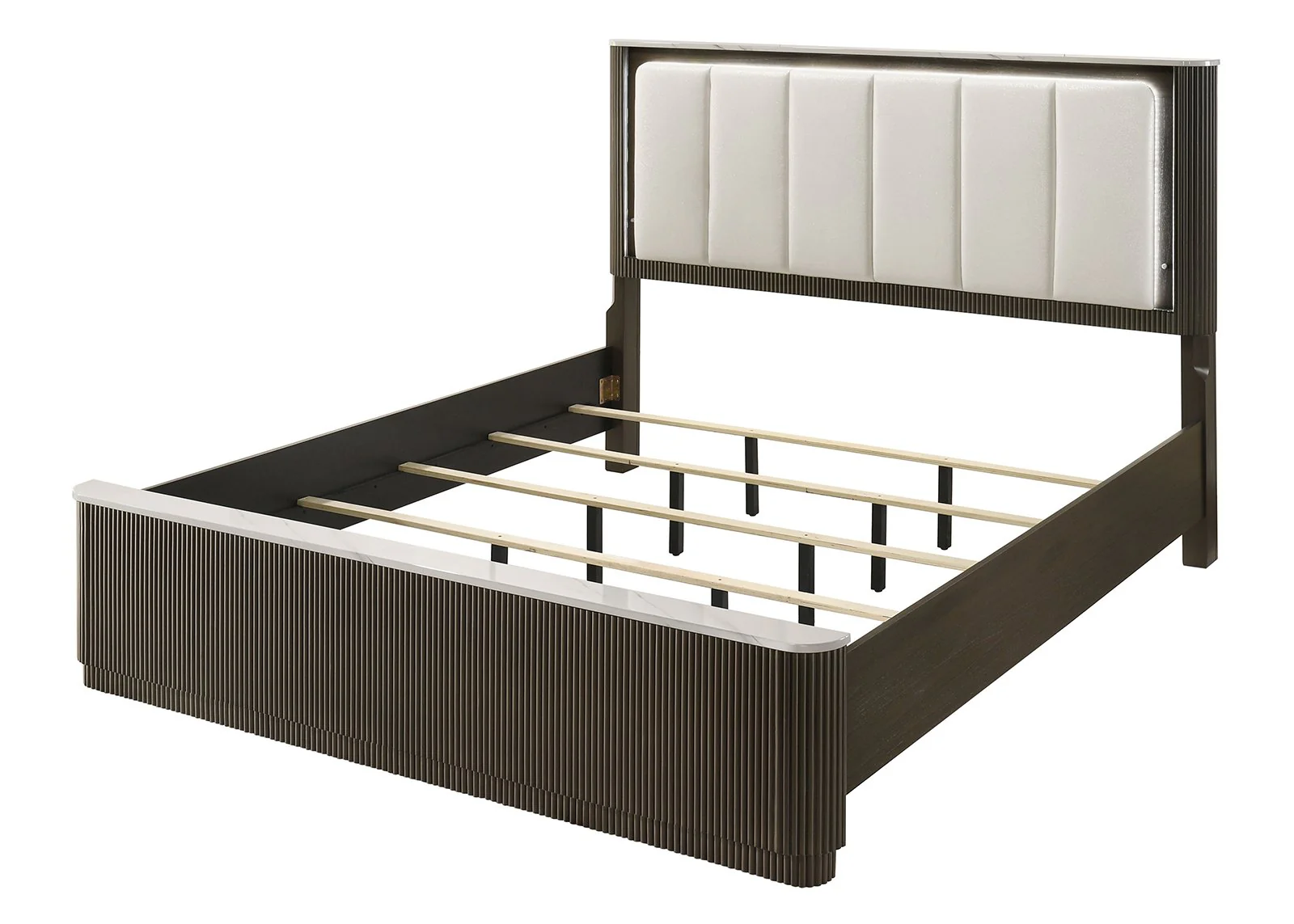 Merthyr E.King Bed, Dark Walnut - Image 3