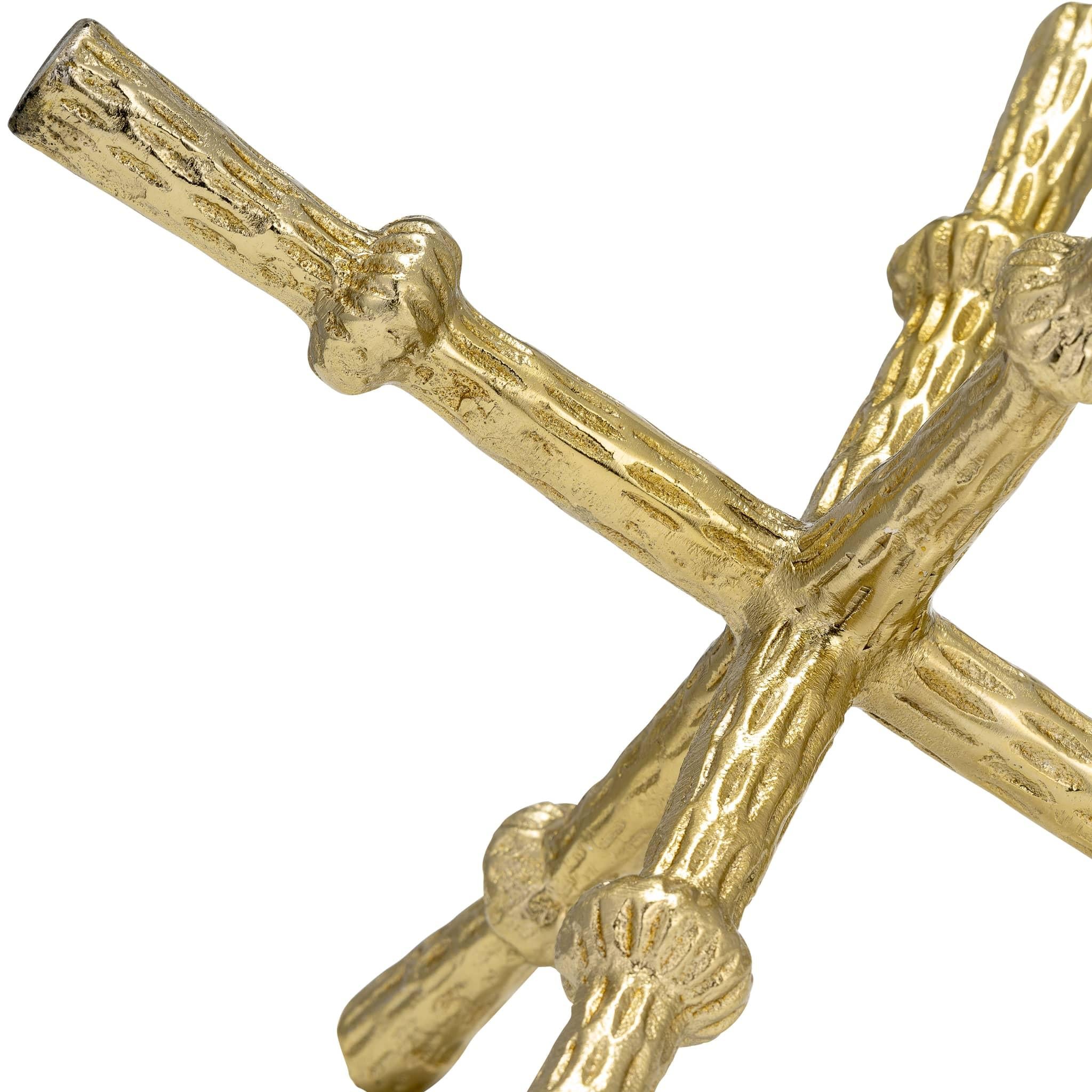 Metal, 10"h Jack Orb, Gold - Image 5