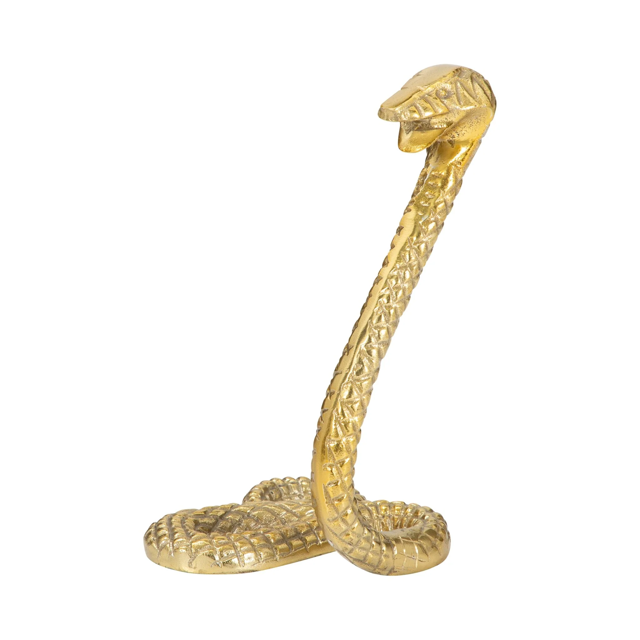Metal 10"h Snake, Gold - Image 2