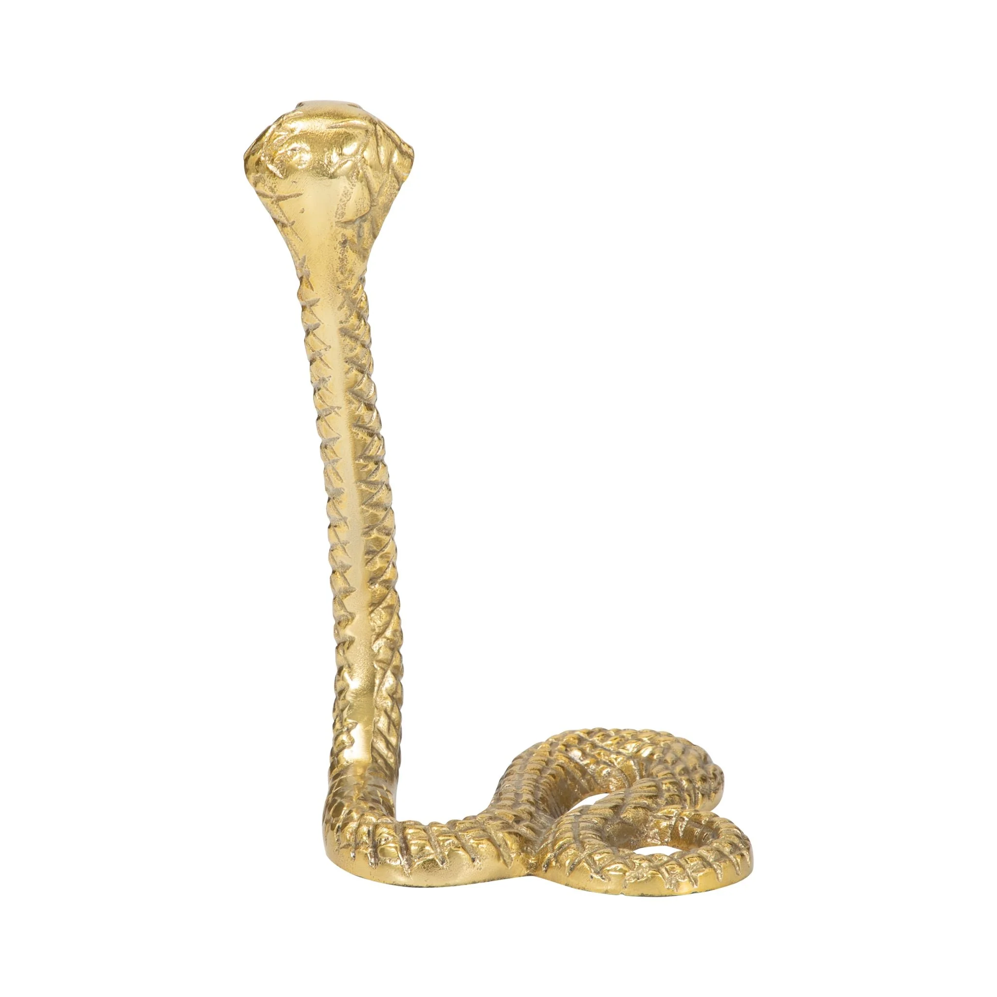 Metal 10"h Snake, Gold - Image 4