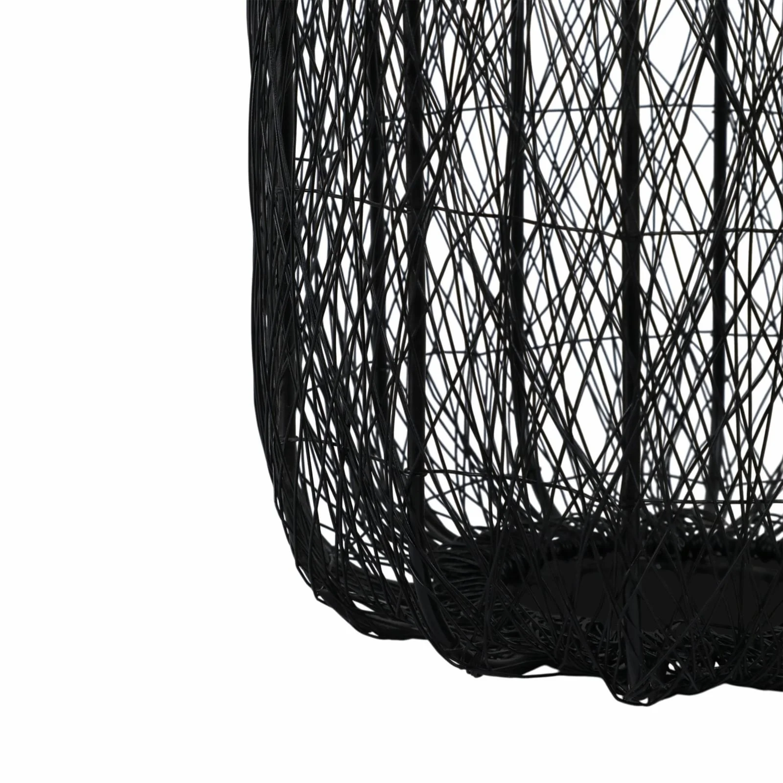 Metal, 10"h Wire Lantern, Black - Image 5