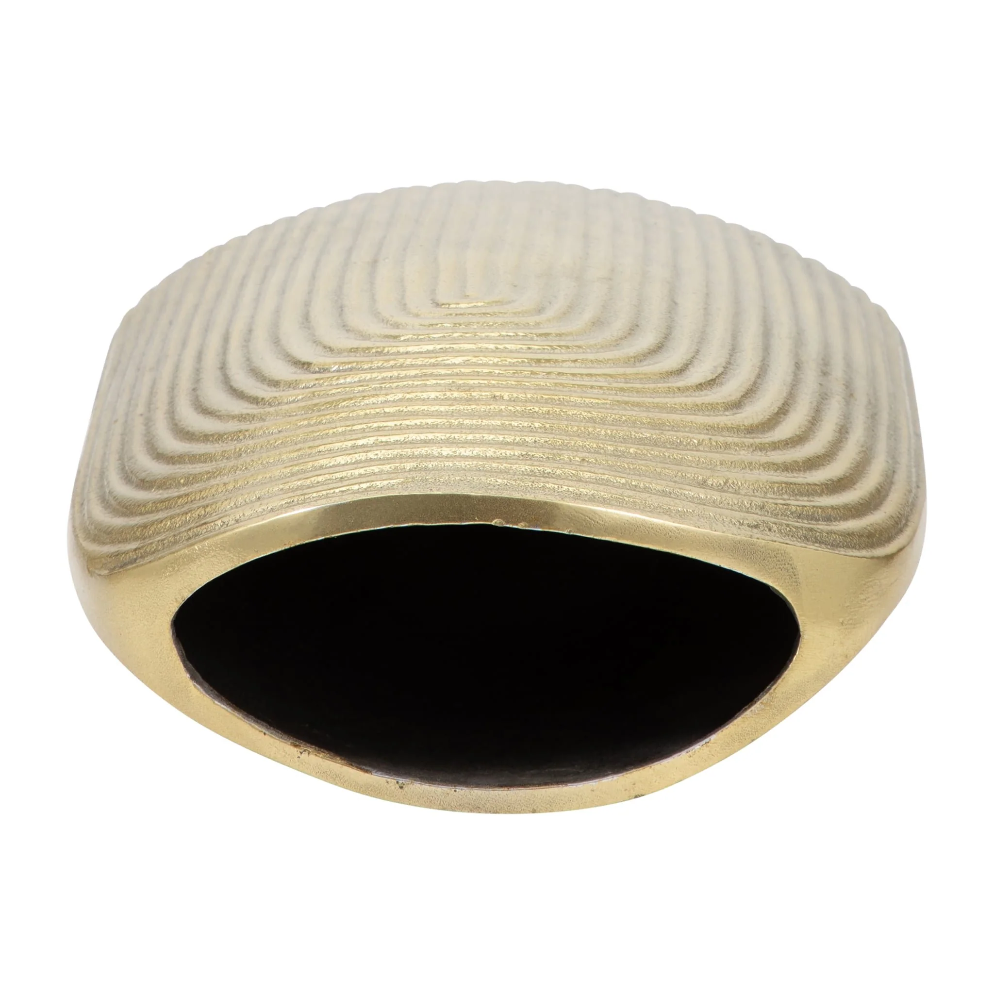Metal, 11" Arch Vase, Champagne - Image 6