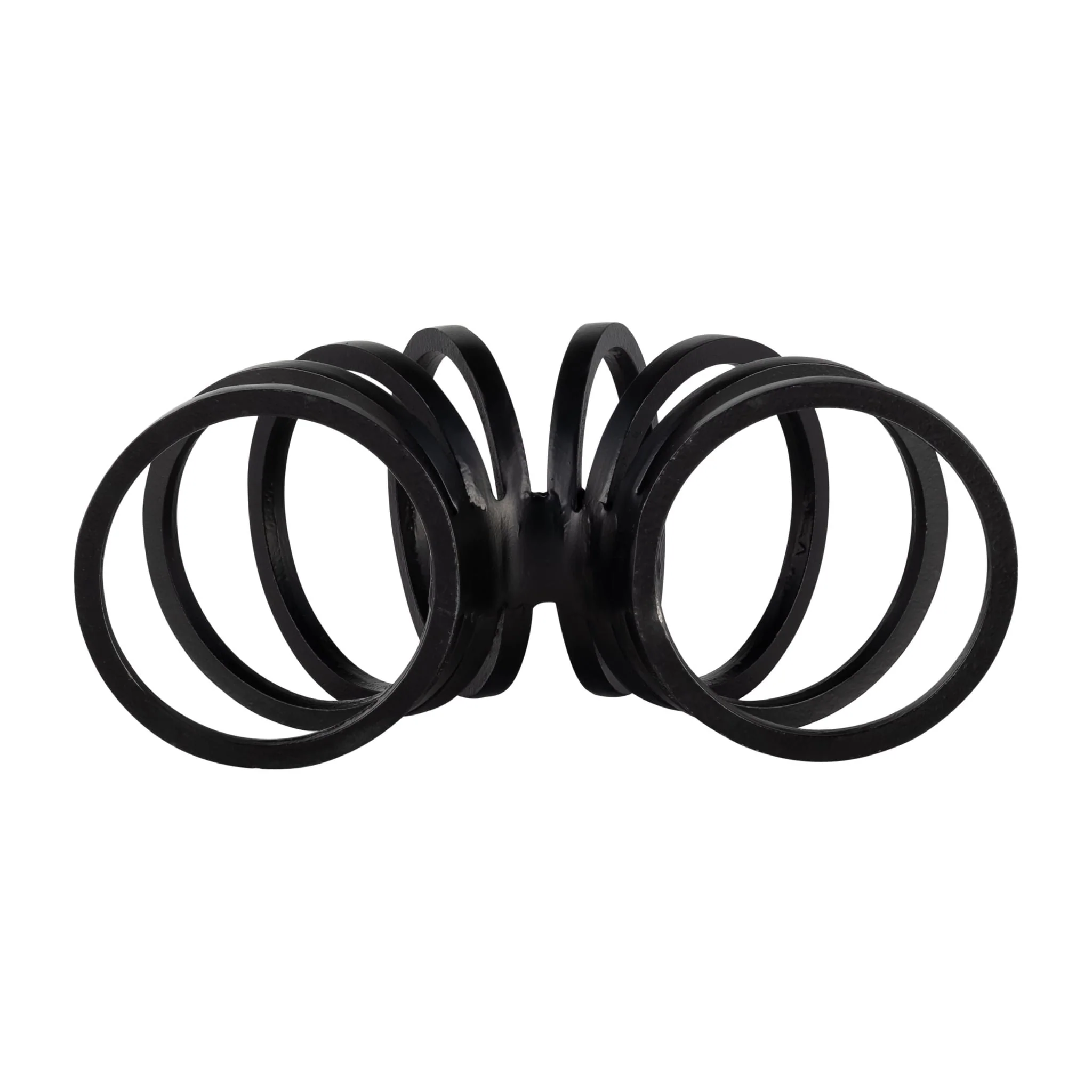 Metal,11",slinky Ring Deco,black - Image 6