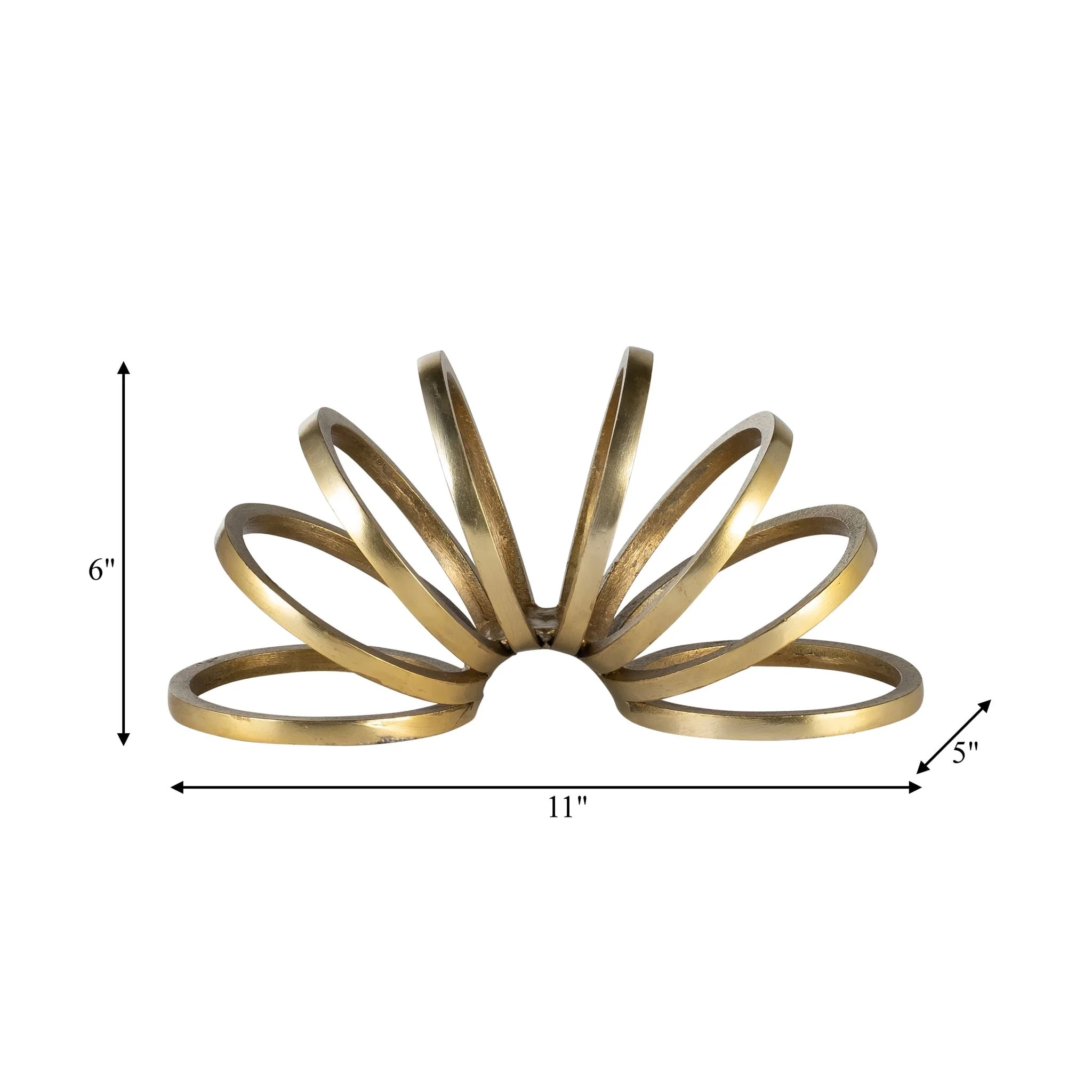 Metal,11",slinky Ring Deco,gold - Image 8