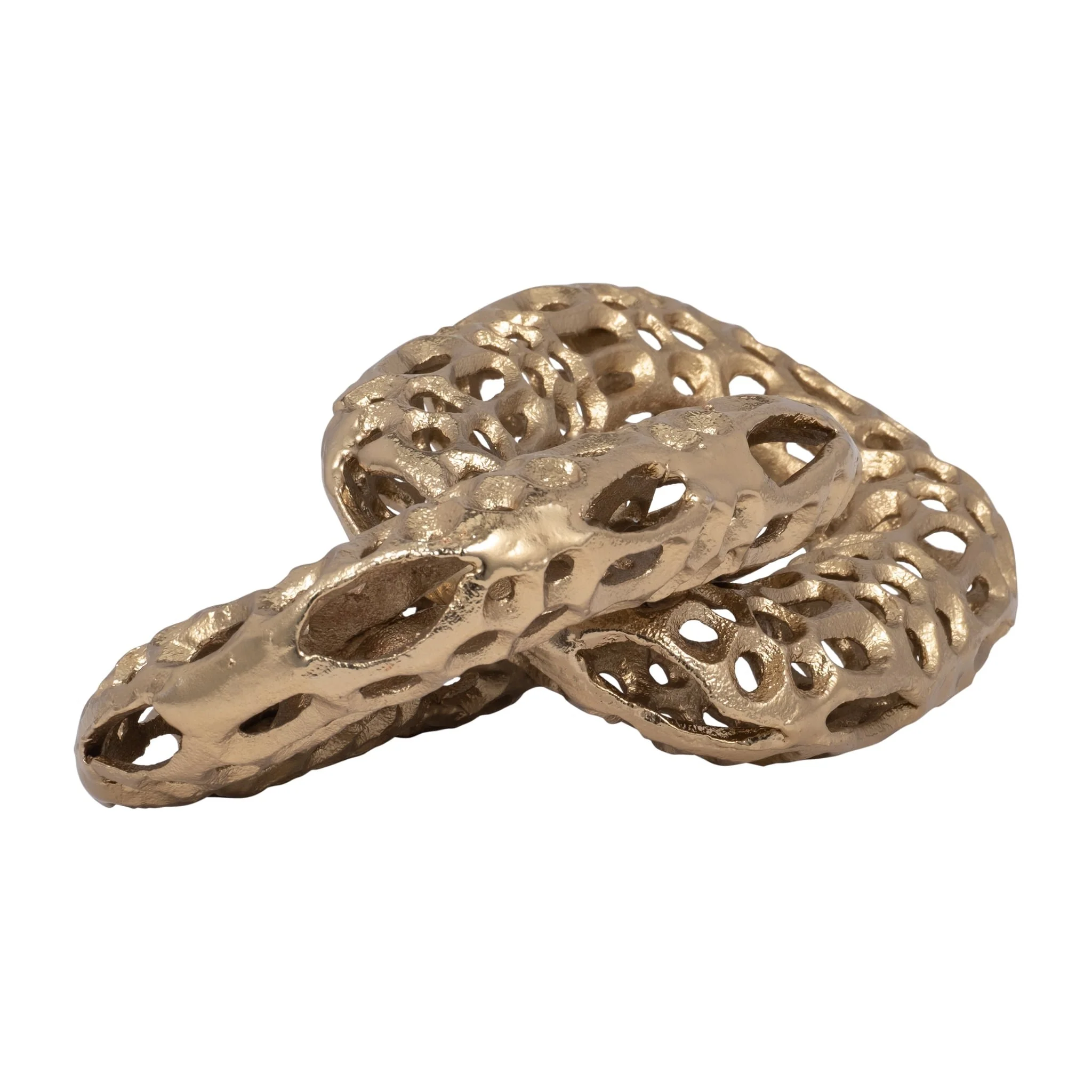 Metal, 12" 2-linked Chains, Gold - Image 3