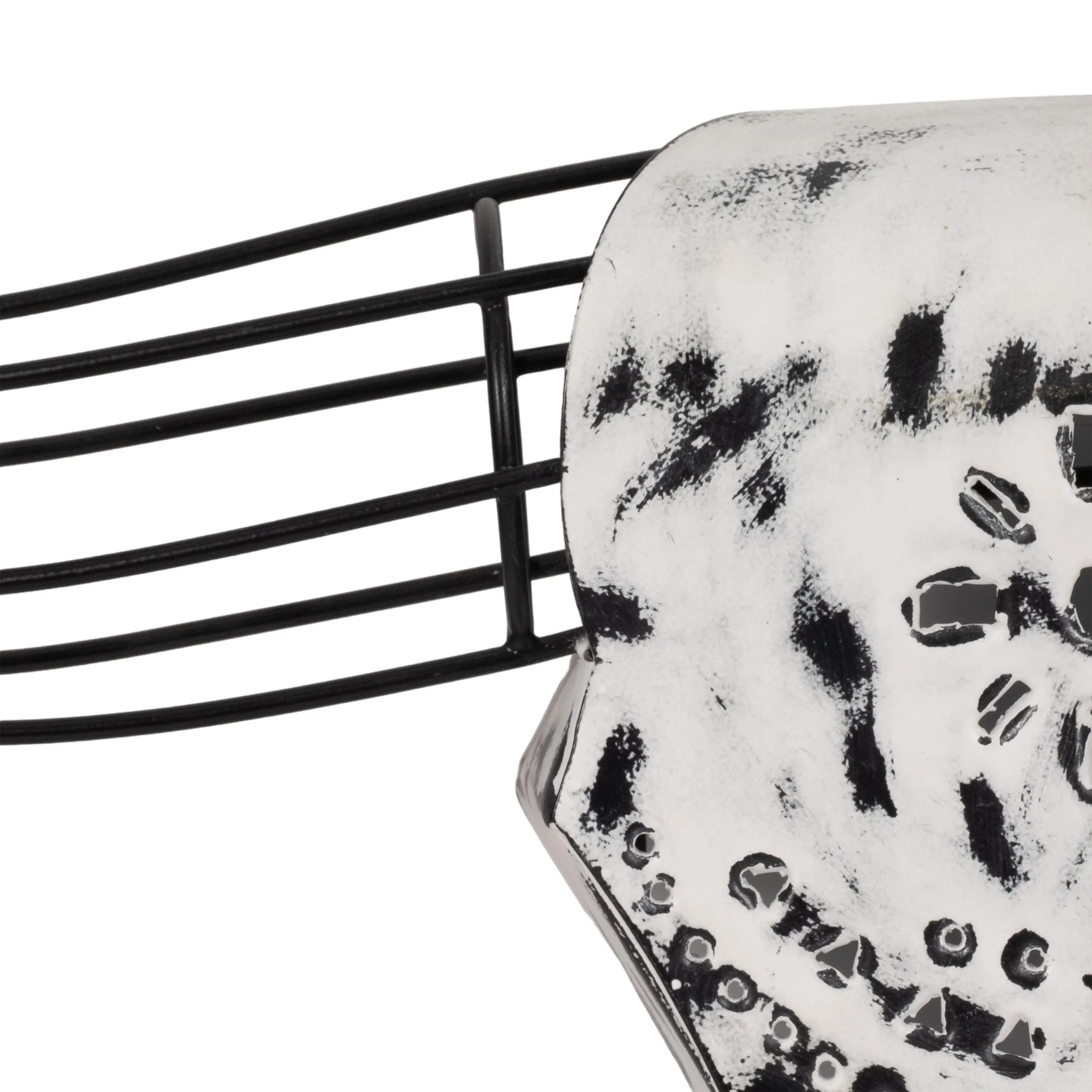 Metal, 12"h Buffalo Wall Accent, Black/white - Image 4