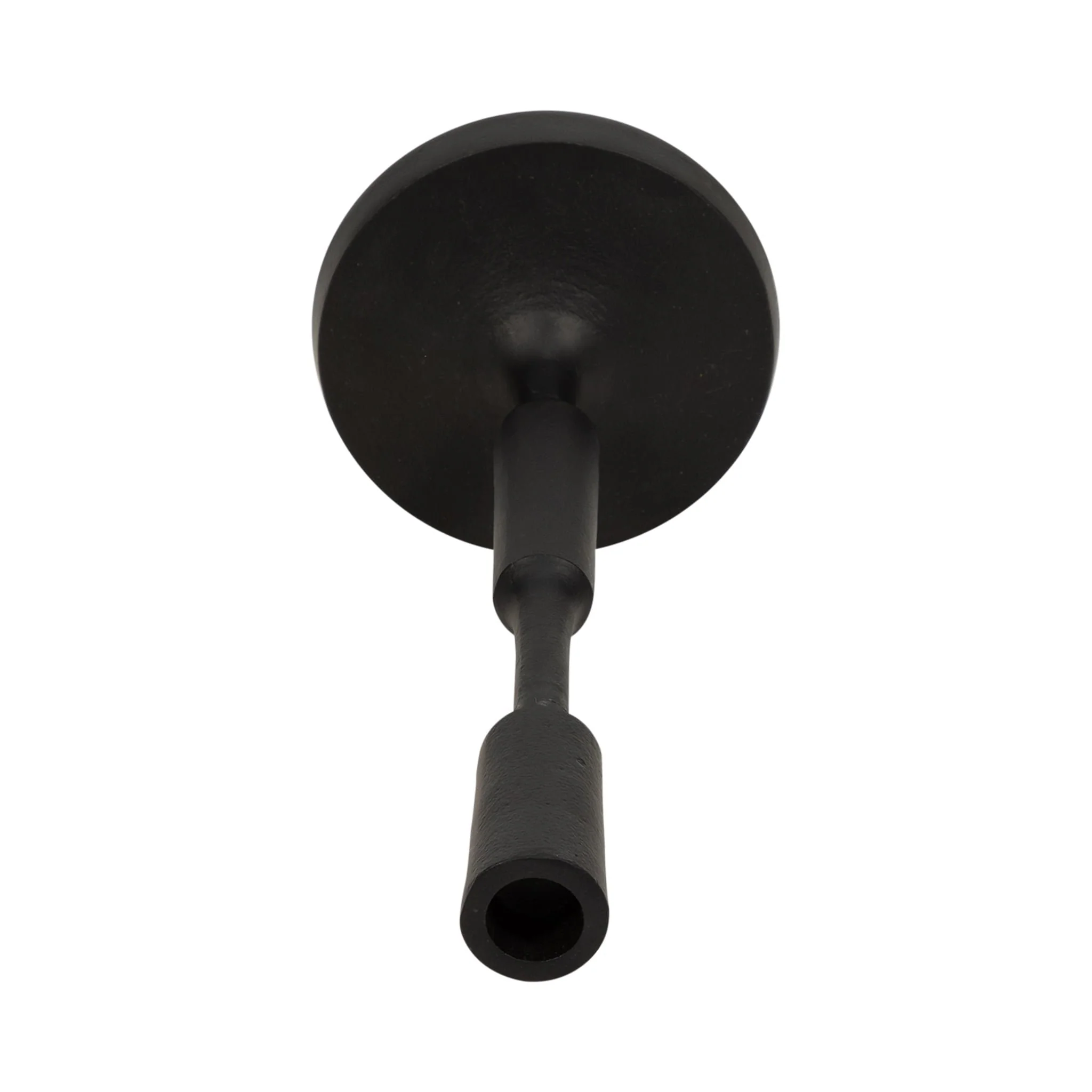 Metal, 12"h Taper Candle Holder, Black - Image 4