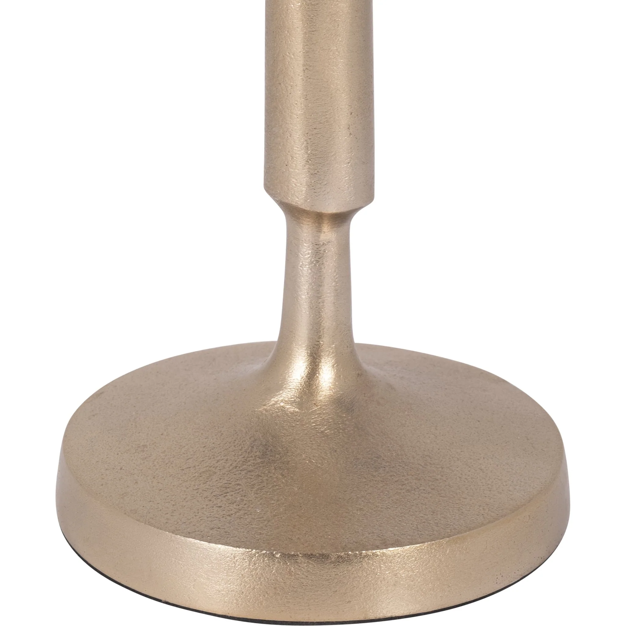 Metal, 12"h Taper Candle Holder, Champagne - Image 4