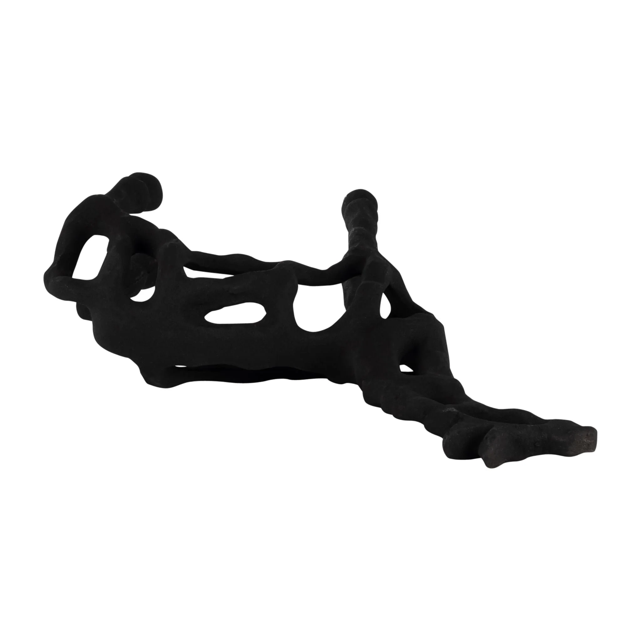 Metal,13"h,giraffe Illusion Sculpture,black - Image 4