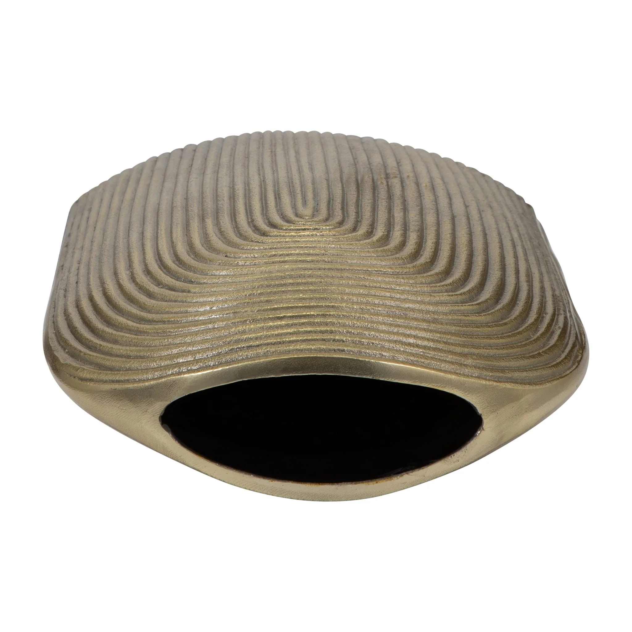 Metal, 14" Arch Vase, Champagne - Image 6