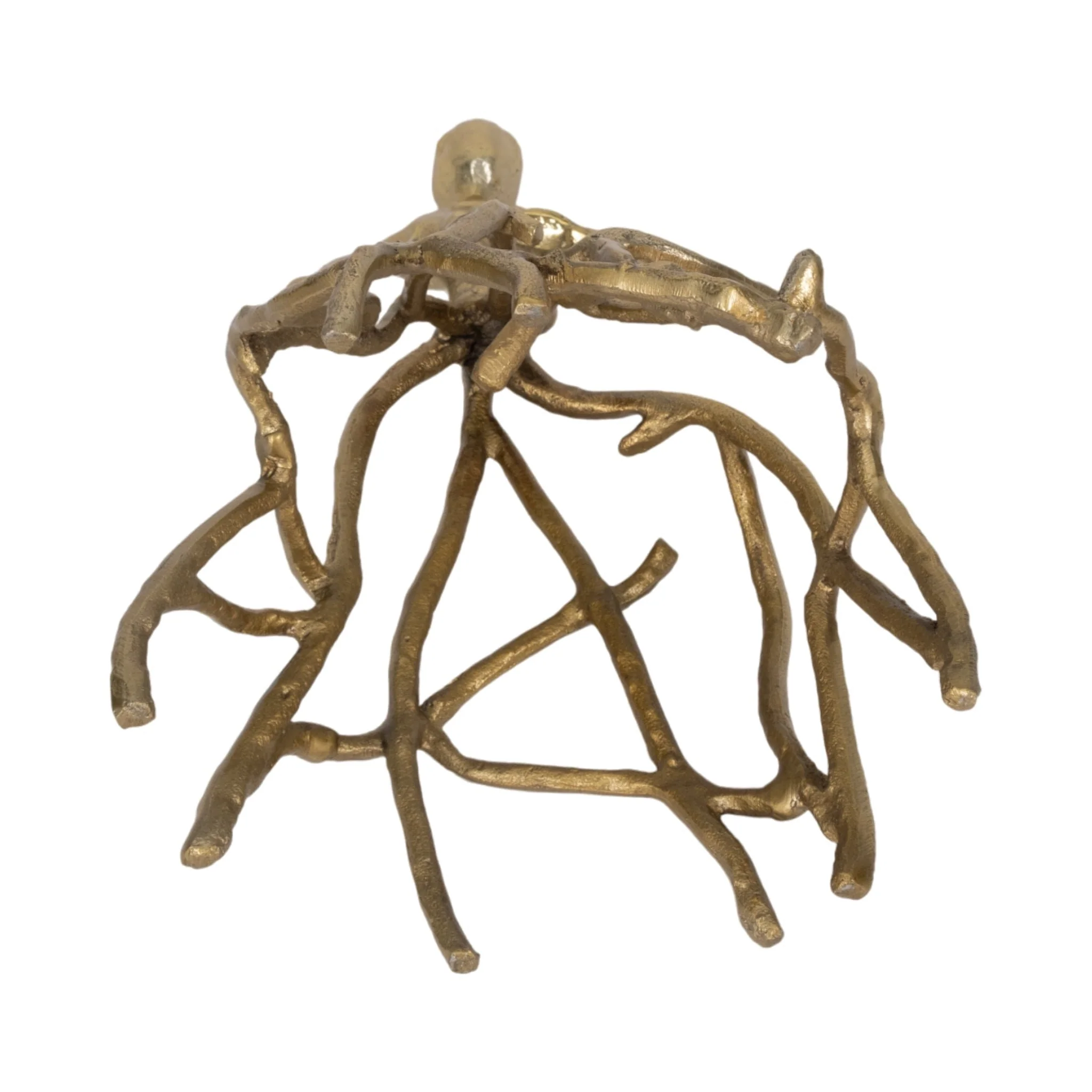 Metal, 14" Dancing Lady, Gold - Image 7