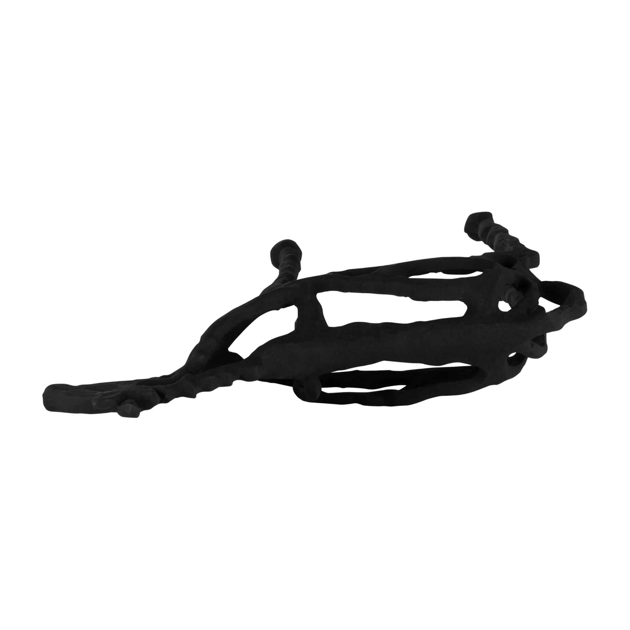 Metal,14"h, Horse Illusion Sculpture,black - Image 5