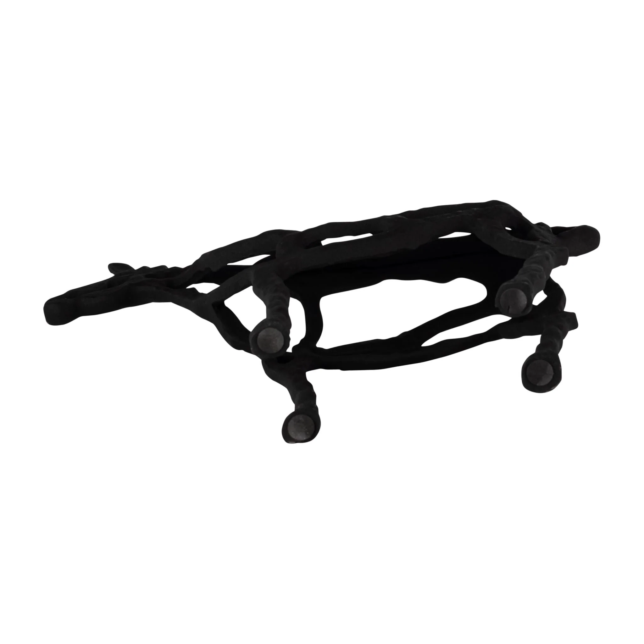 Metal,14"h, Horse Illusion Sculpture,black - Image 6