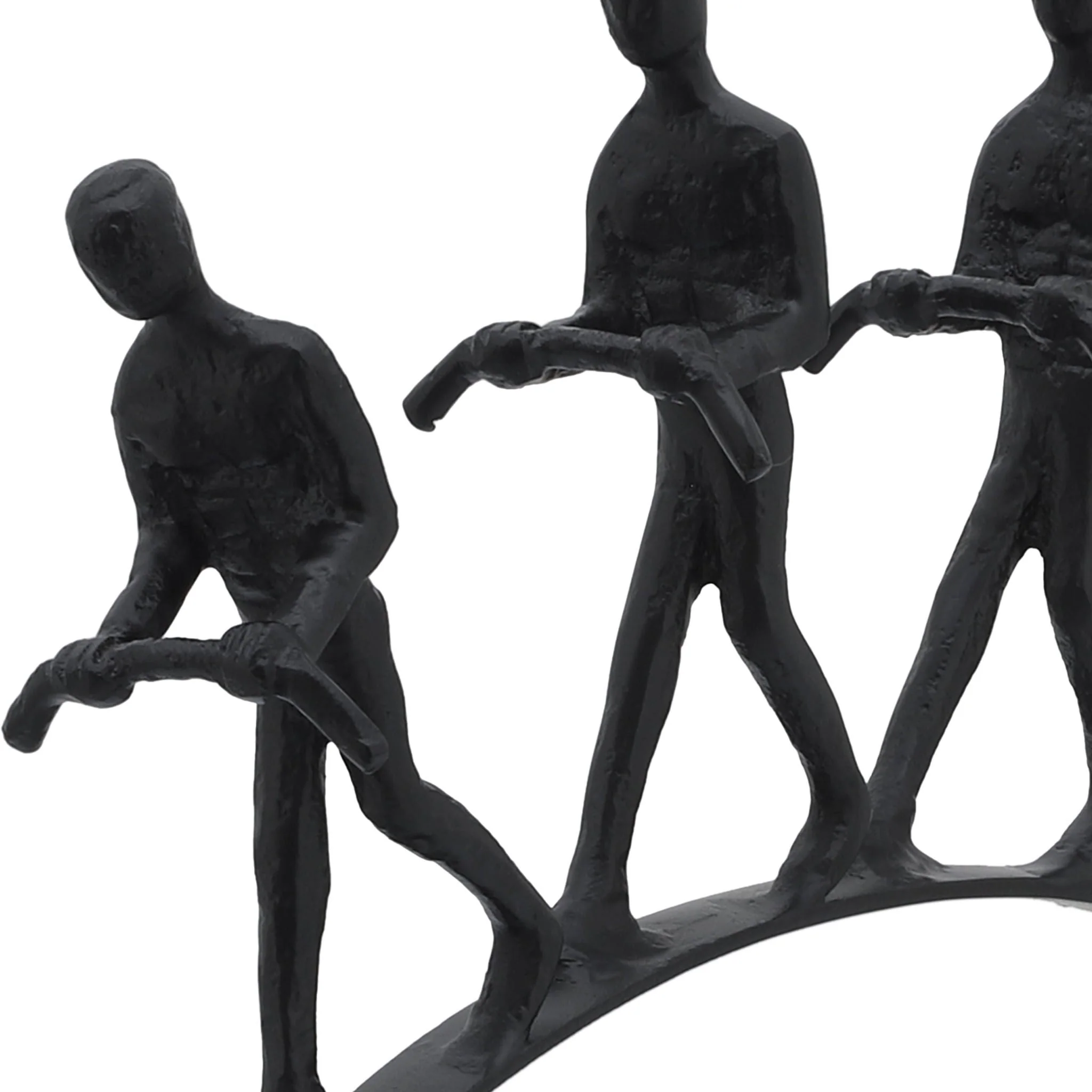Metal, 15" 4 Men Balancing Act, Black - Image 7