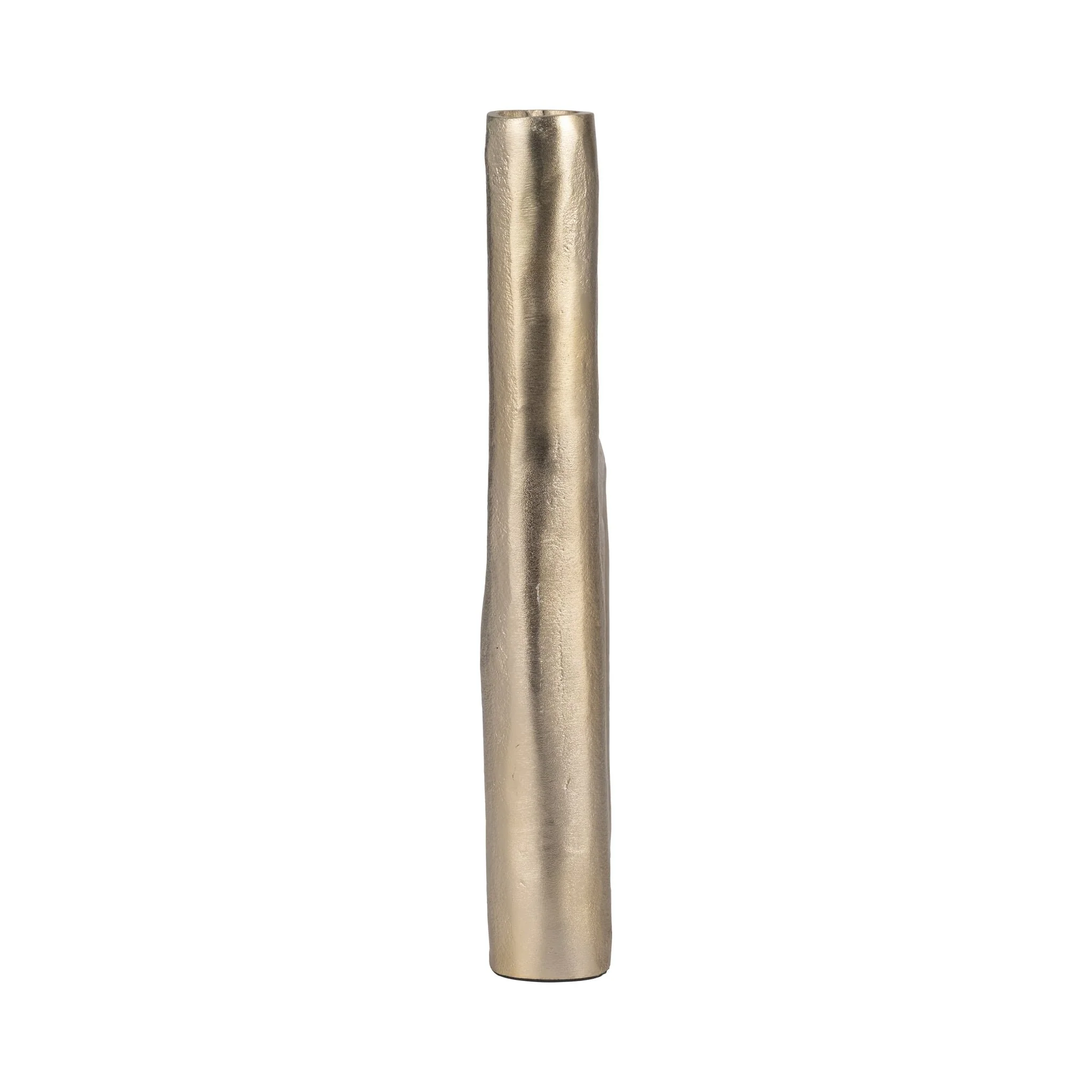 Metal, 15" Double Arch Vase, Champagne - Image 4