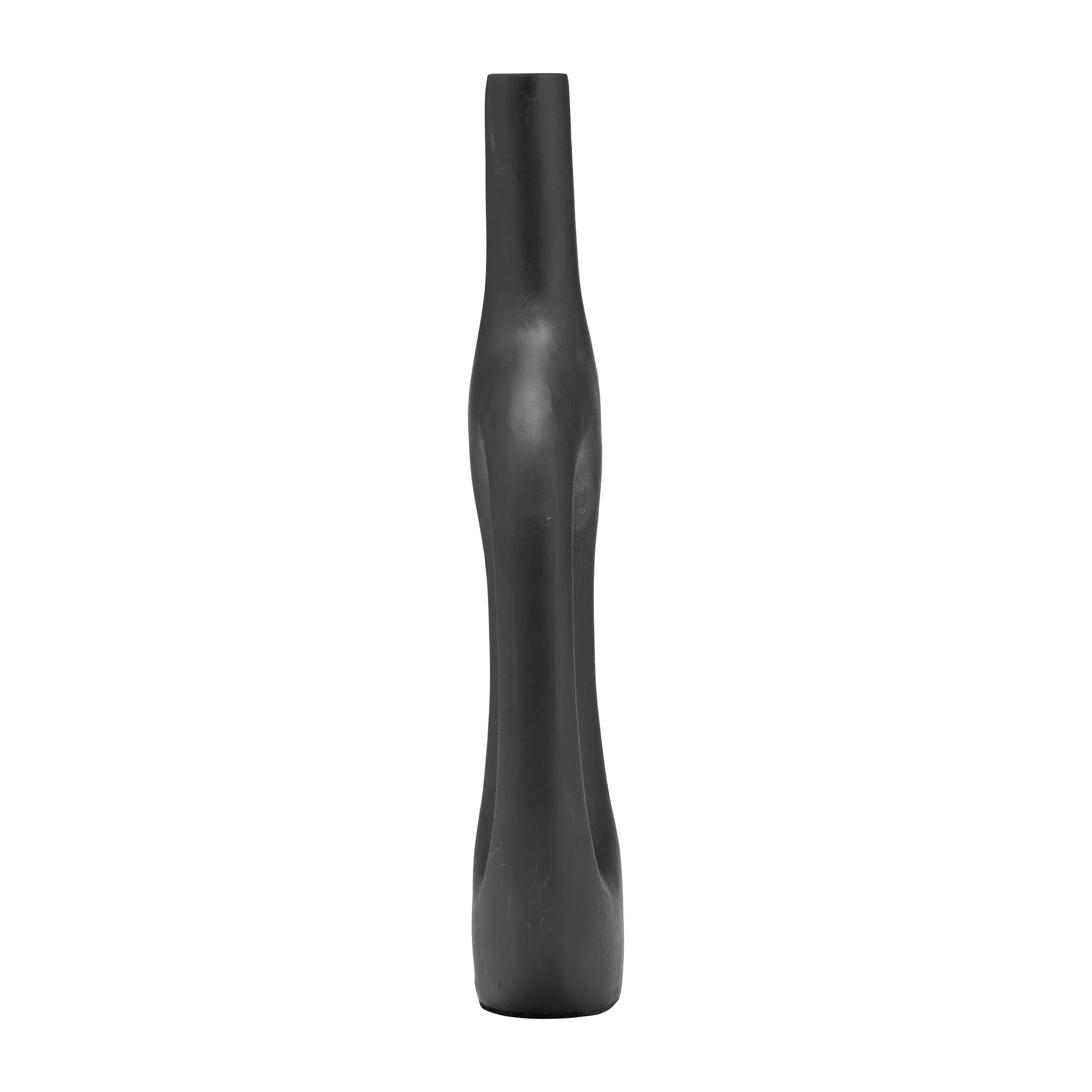 Metal,15", Hollow Handles Vase,black - Image 4
