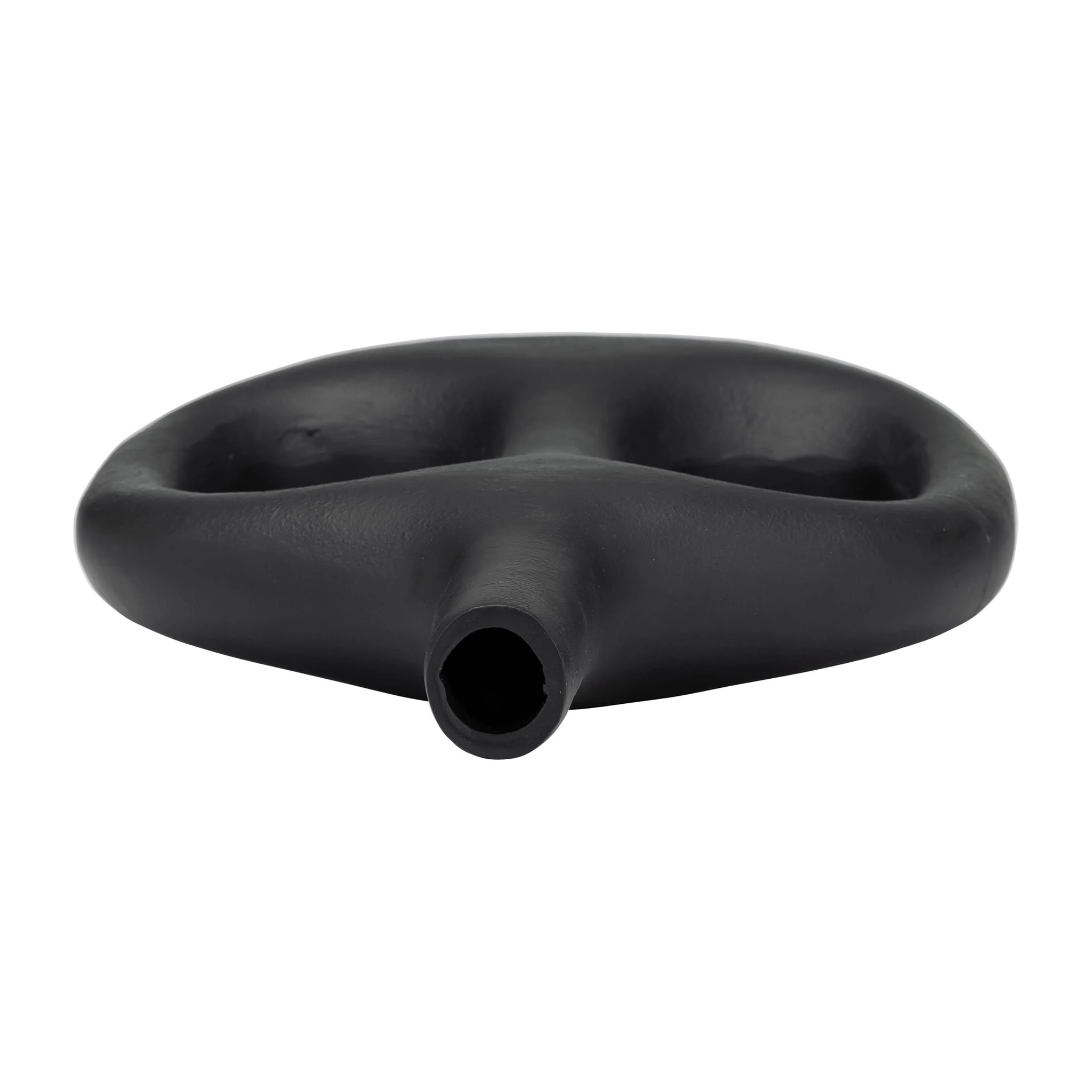 Metal,15", Hollow Handles Vase,black - Image 7
