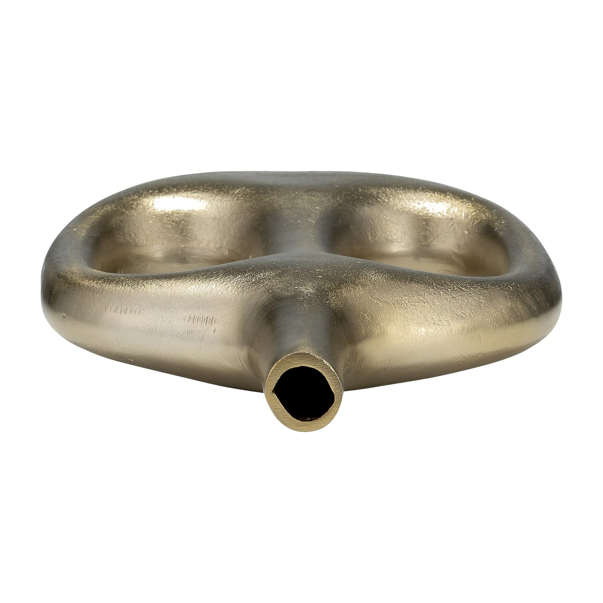 Metal,15" Hollow Handles Vase,champagne - Image 6