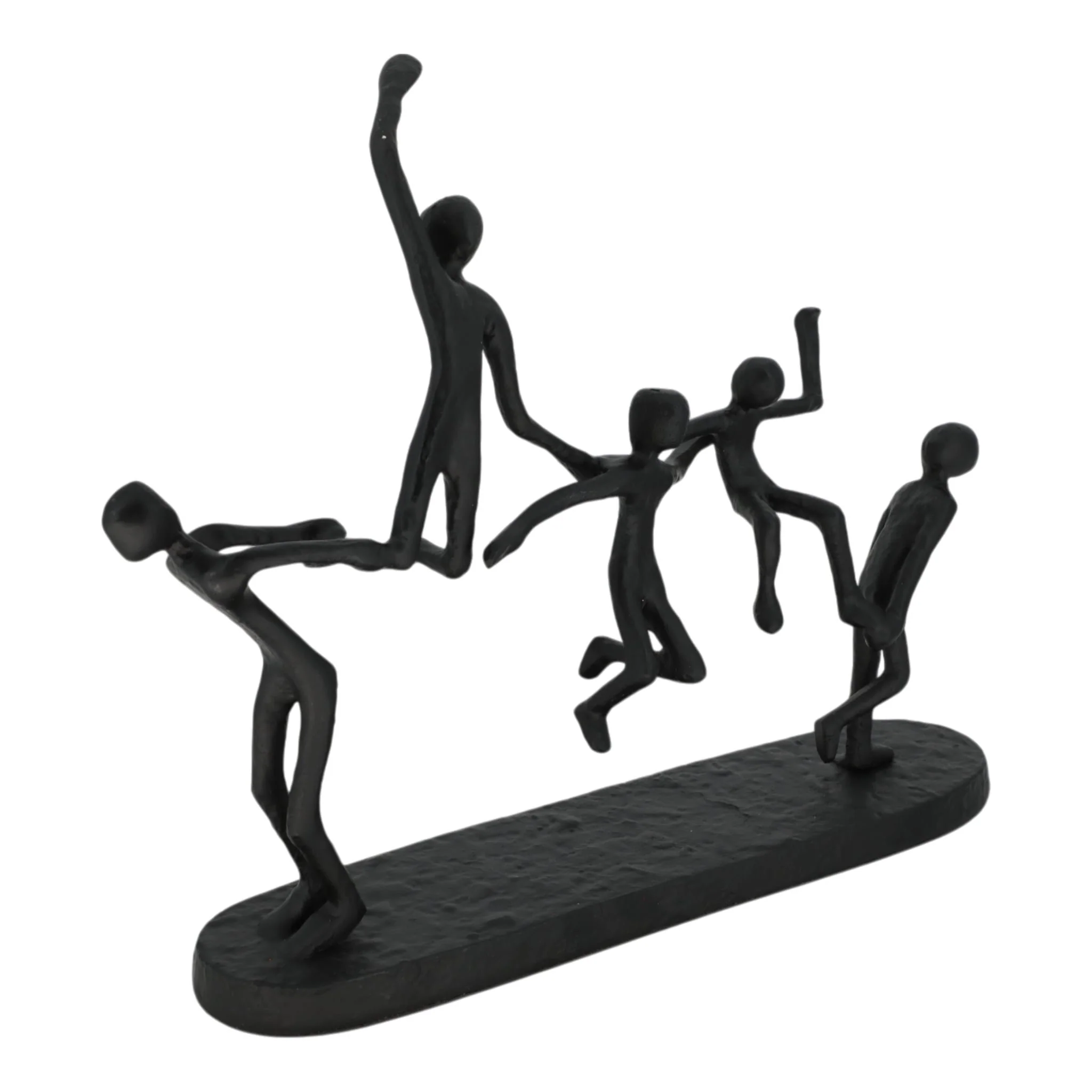 Metal, 15"h Contortionists, Black - Image 2