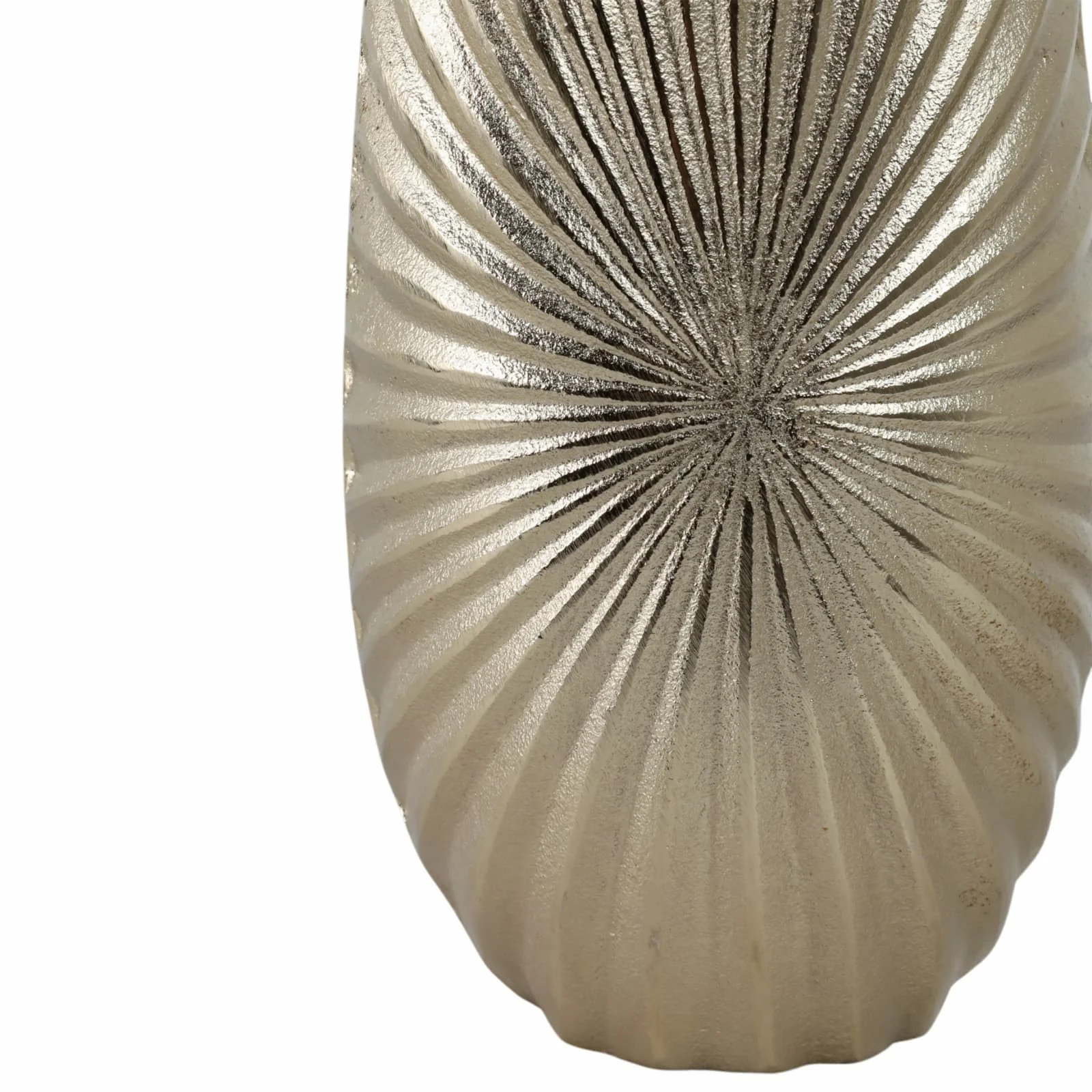 Metal, 16" Burst Vase, Champagne - Image 5