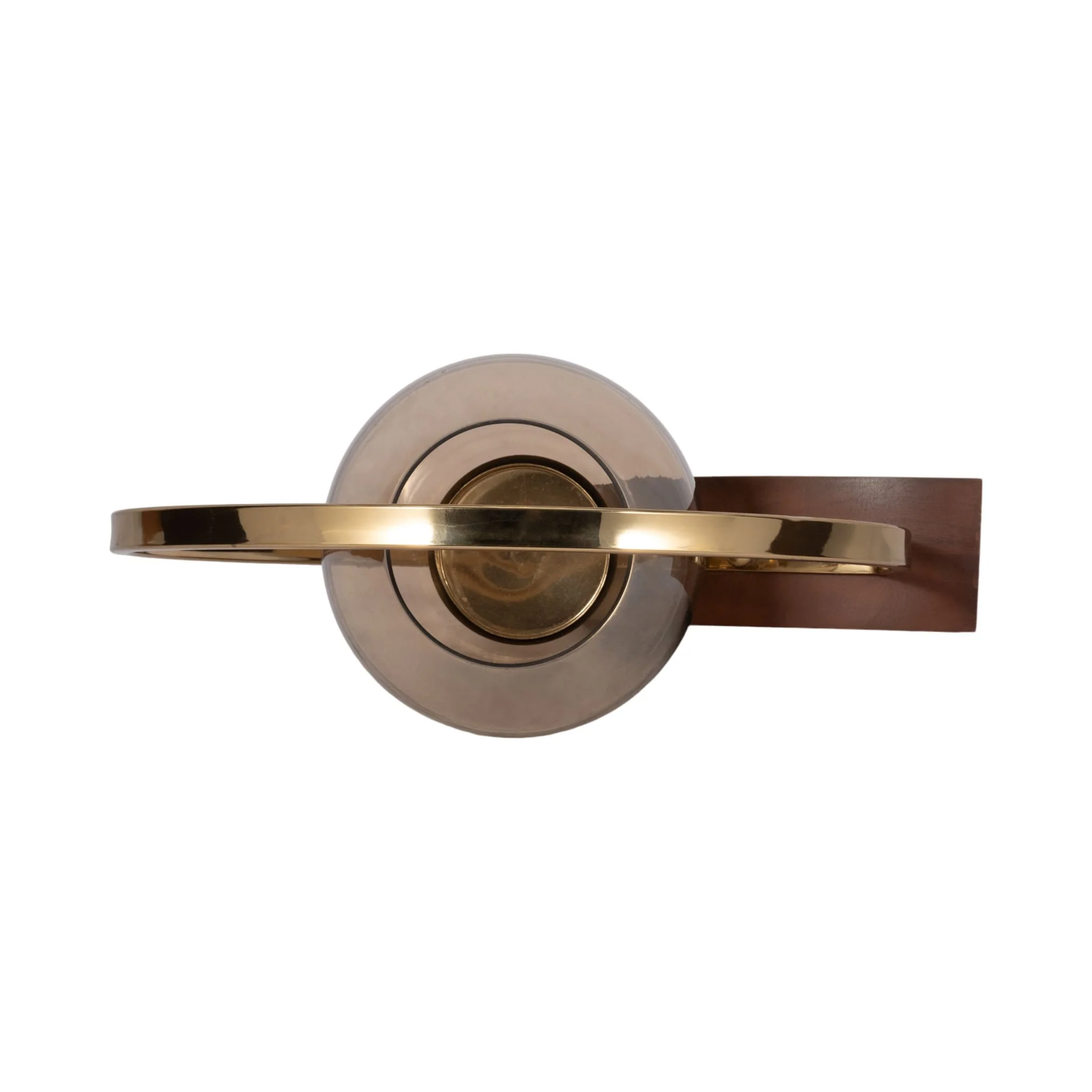 Metal, 17" Half-ring Candle Holder, Gold - Image 7
