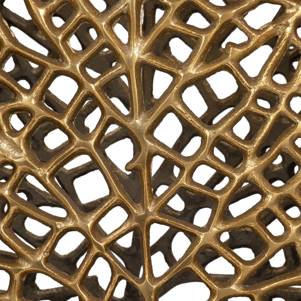 Metal, 18" Contemporary Vase, Gold - Image 5