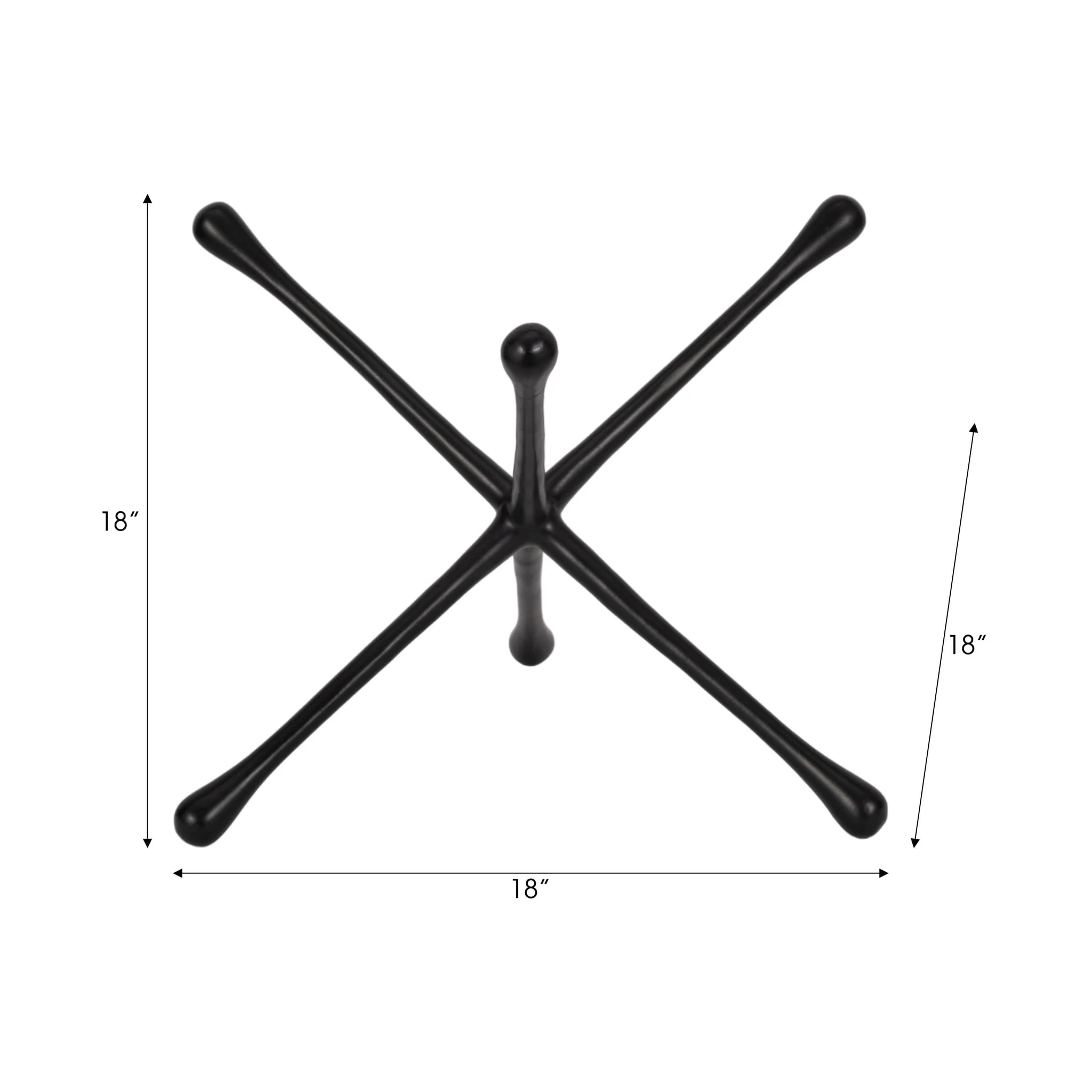 Metal, 18" Decorative Jack, Black - Image 6