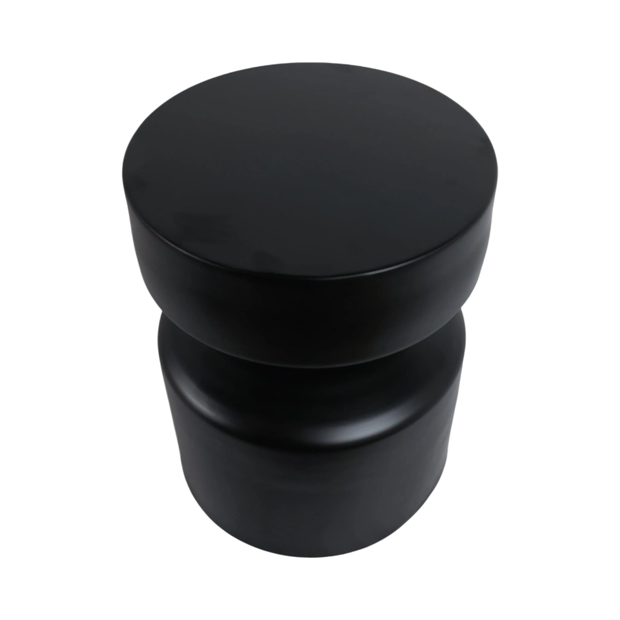 Metal, 18"h Pawn Shaped Stool, Black - Image 6