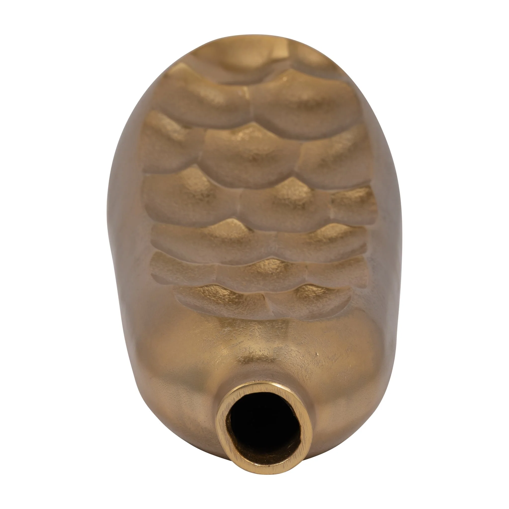 Metal, 19" Cut-out Vase, Gold - Image 6