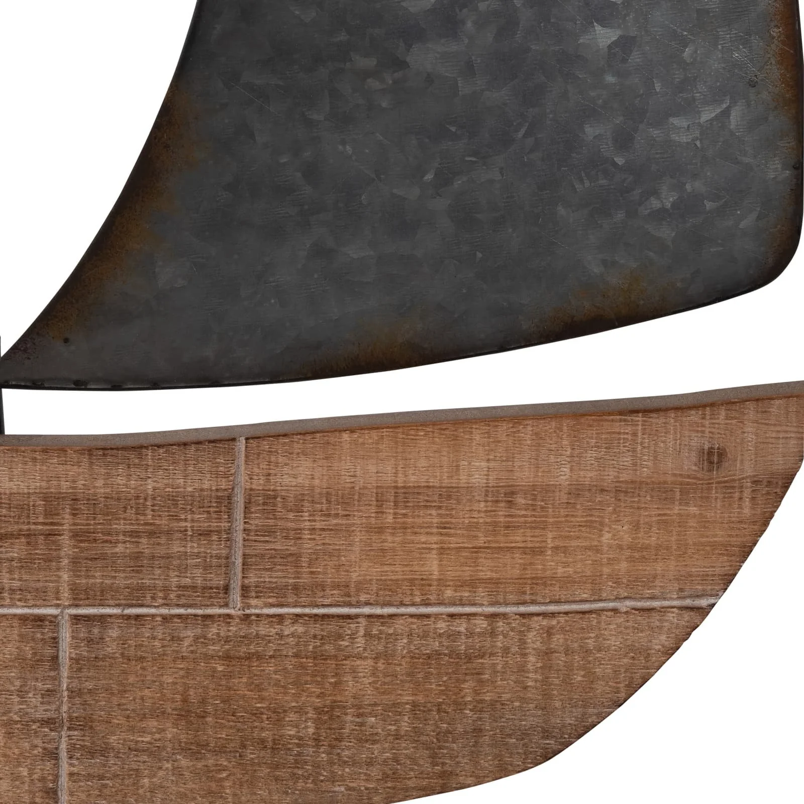 Metal, 19"h Boat Wall Deco, Brown - Image 5